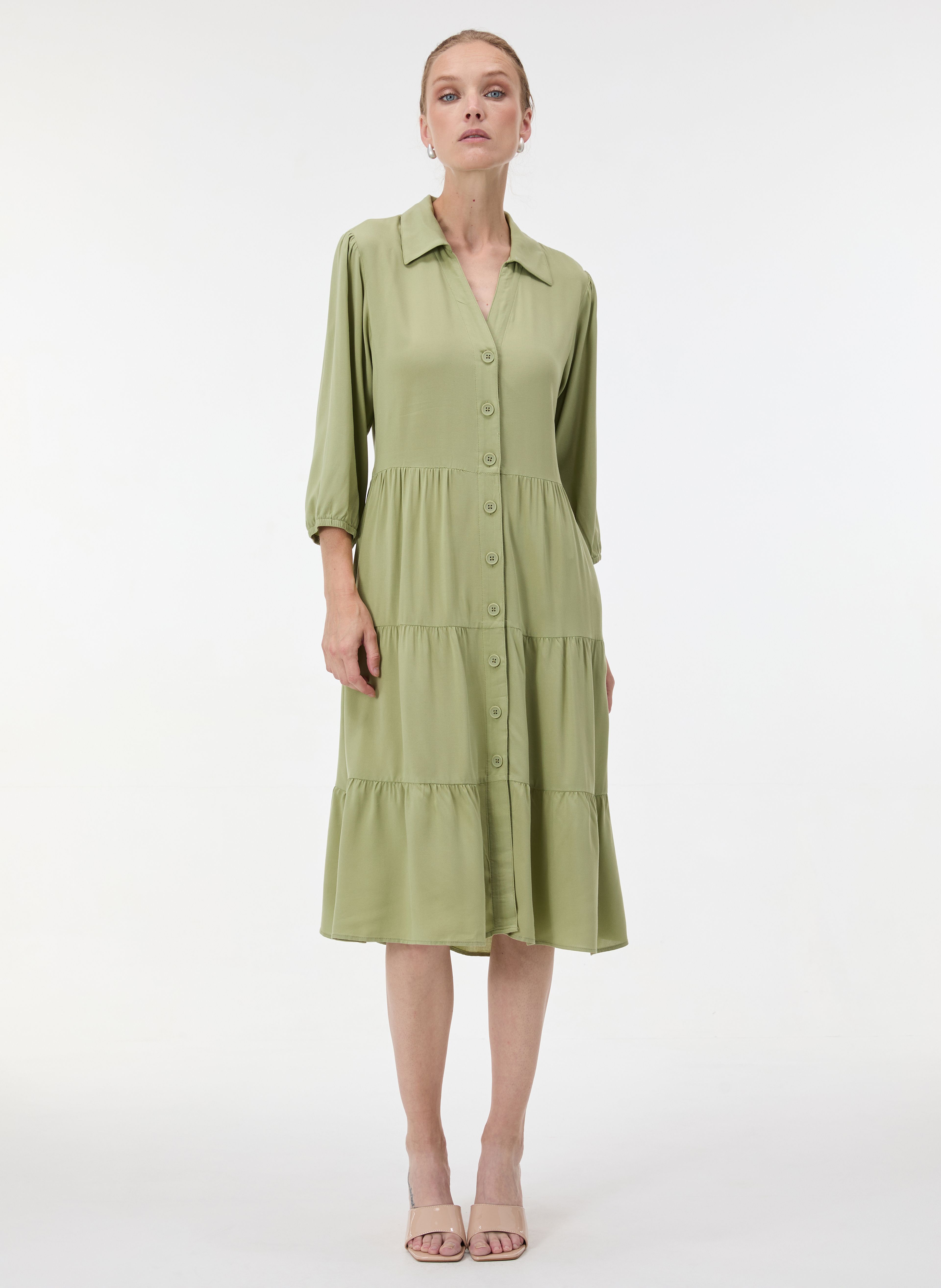Zelené dámske šaty ORSAY - 004