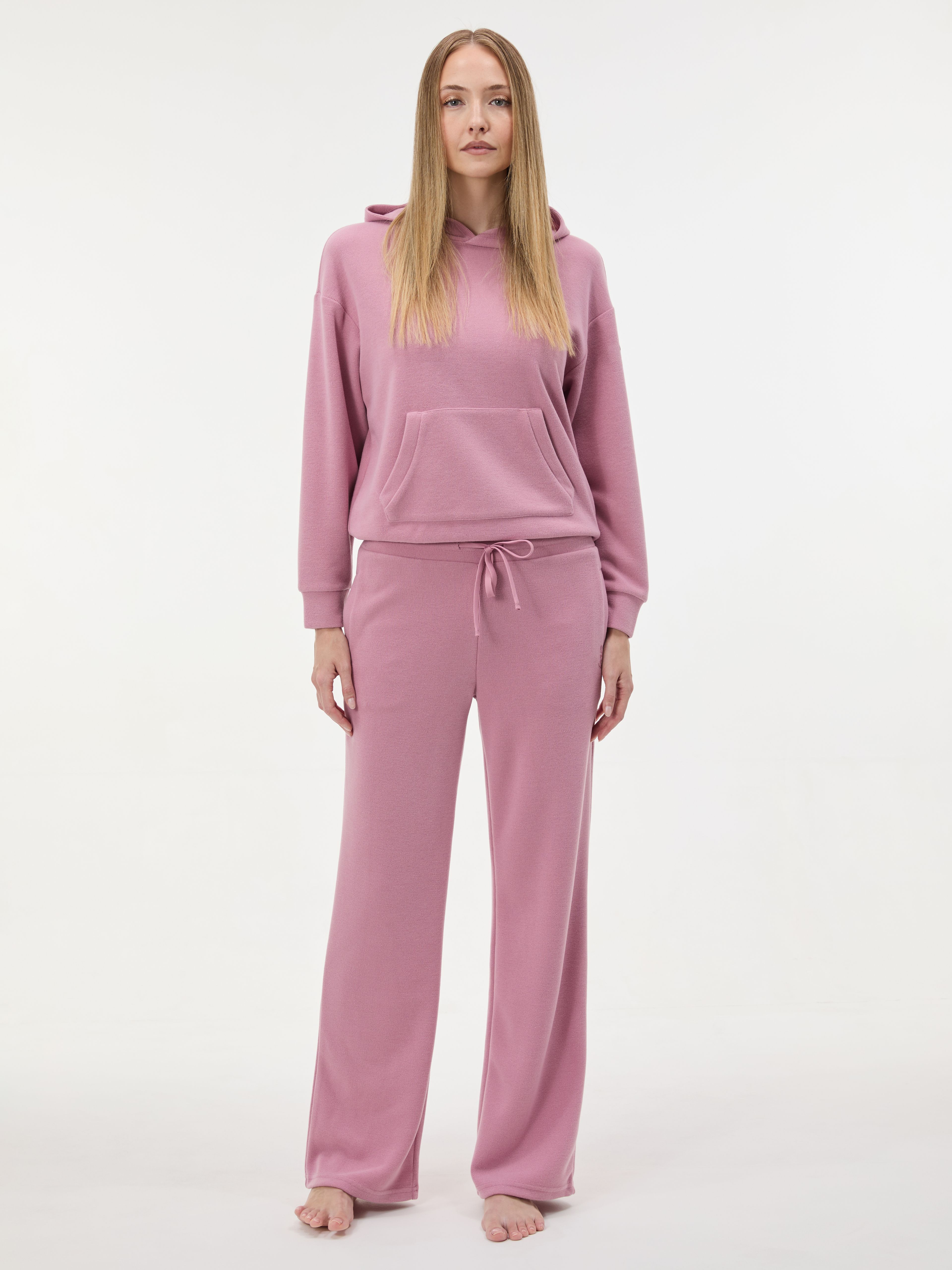Pantaloni de trening pentru femei roz ORSAY - 001