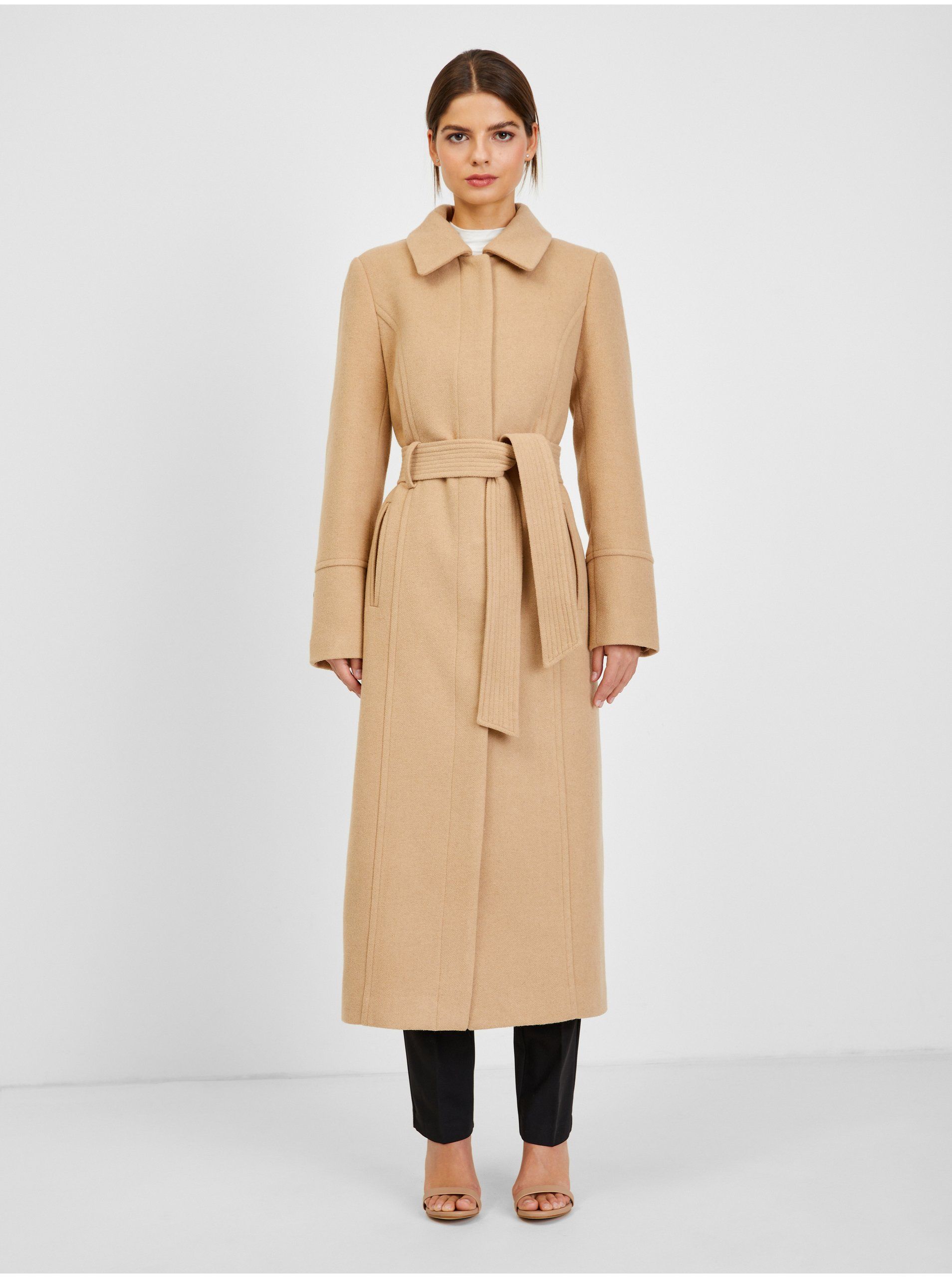 Beiger Wintermantel Damen