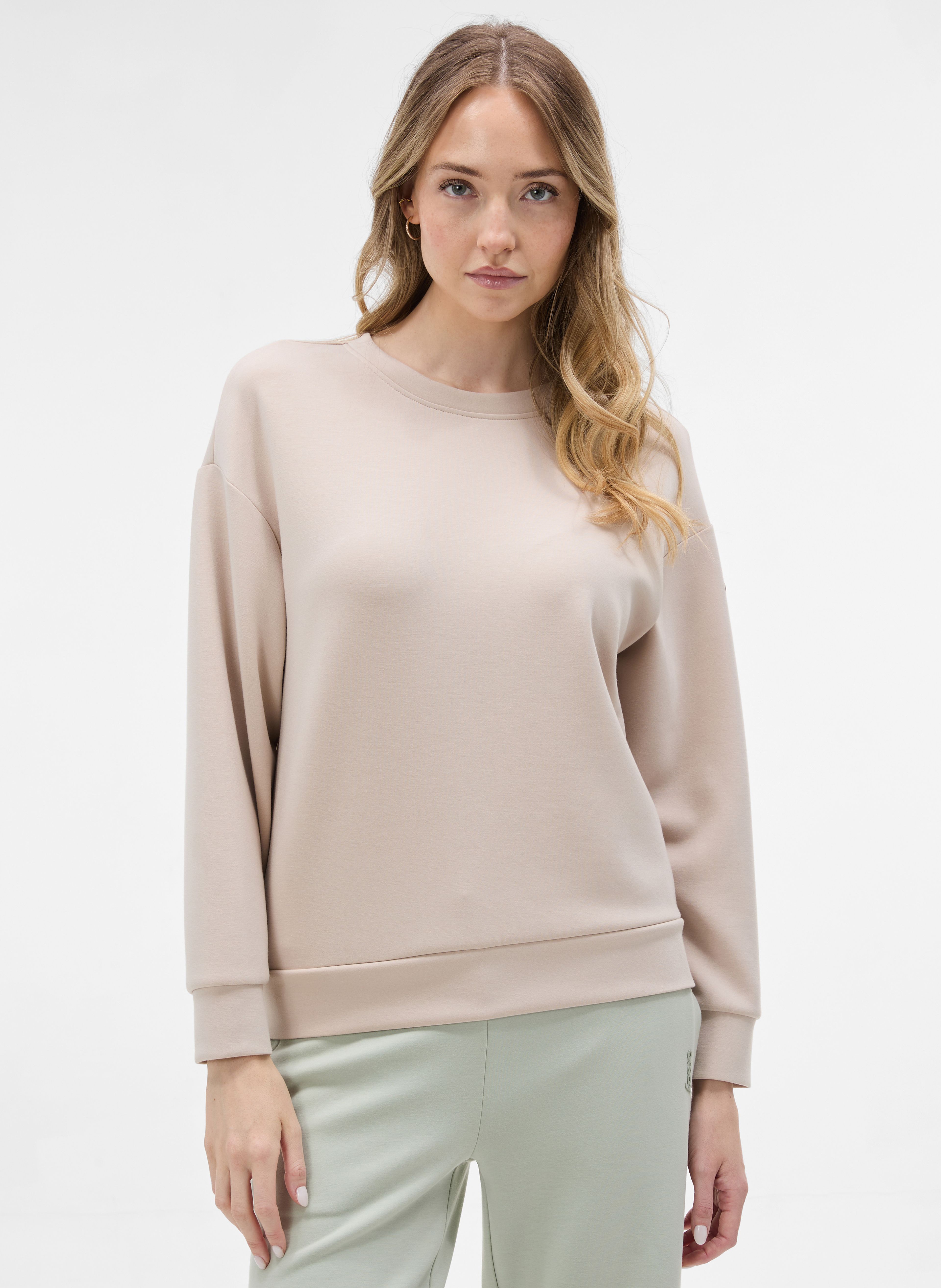Beiges Damen-Sweatshirt ORSAY - 002
