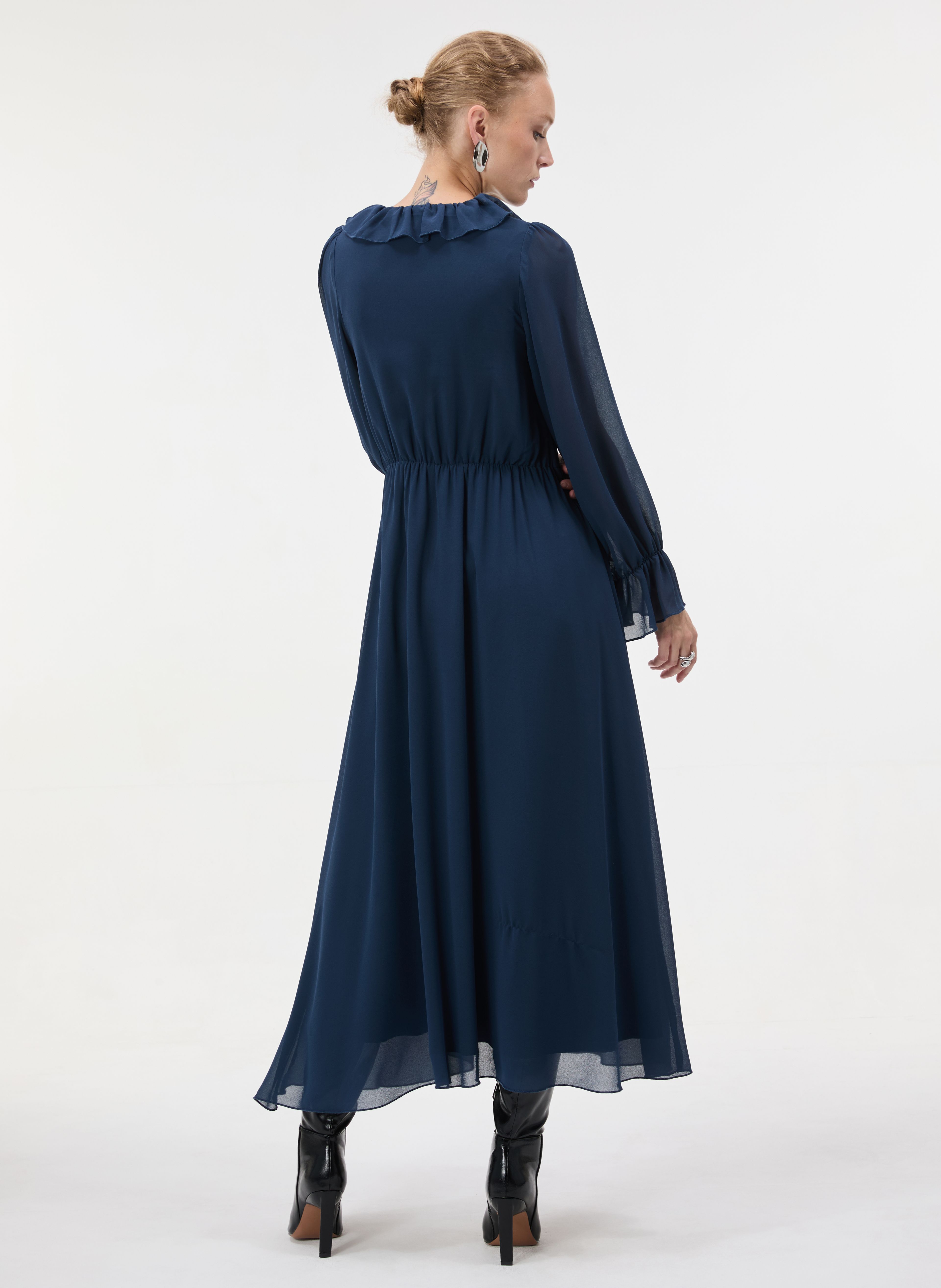 Fialové dámske šaty ORSAY - 003