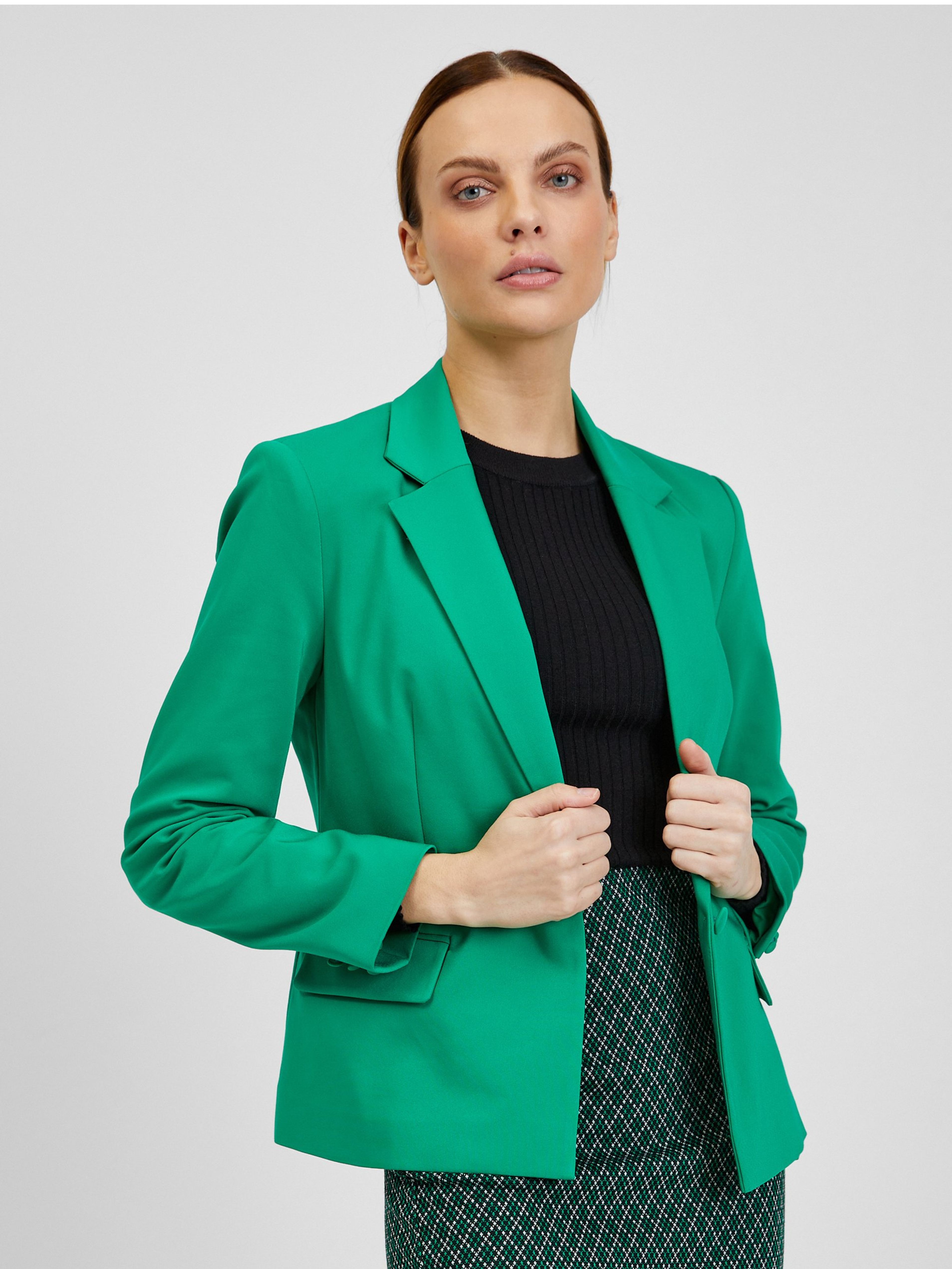 Zielona damska marynarka ORSAY