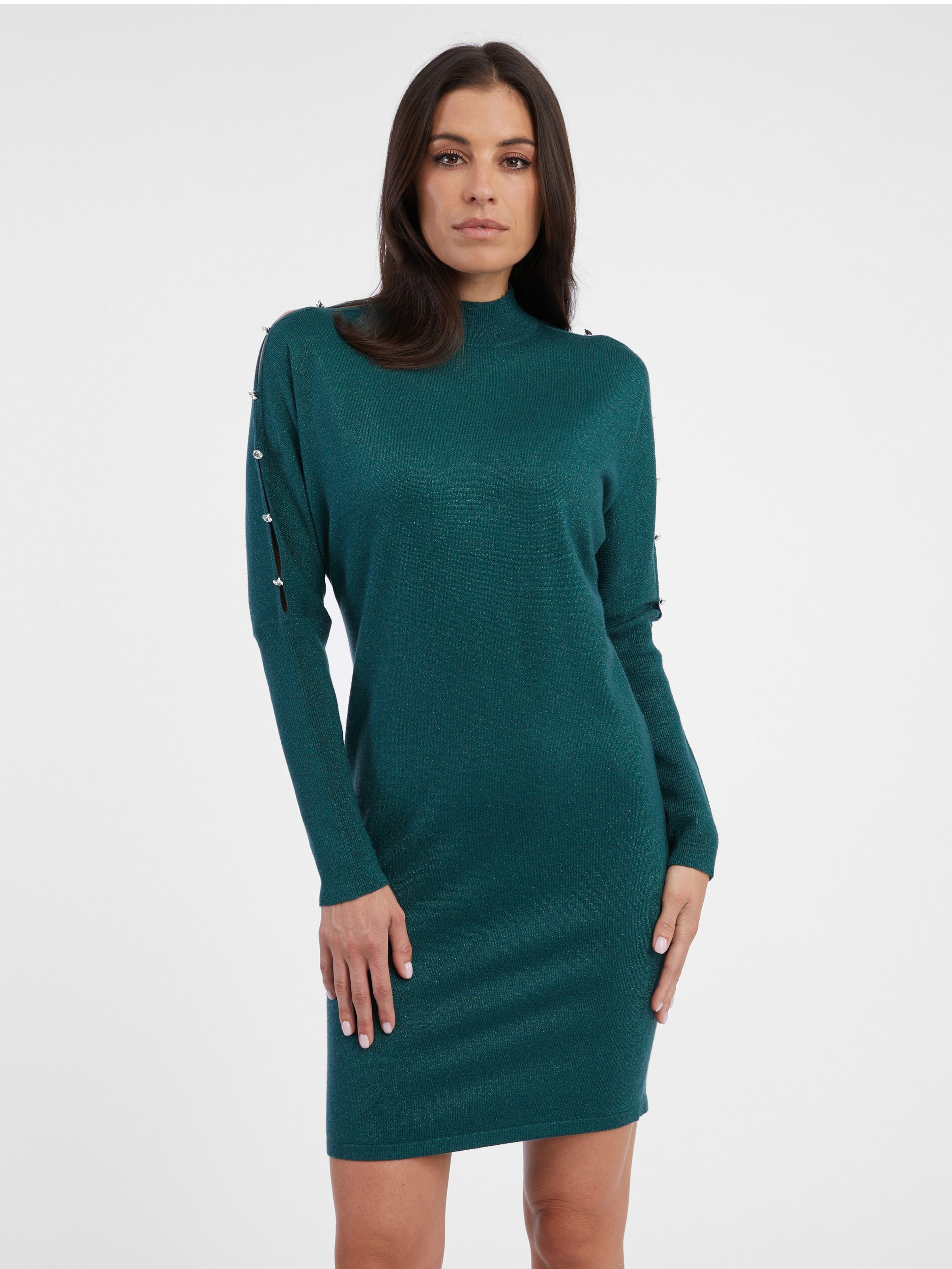 Rochie din tricot pentru femei Petrol ORSAY