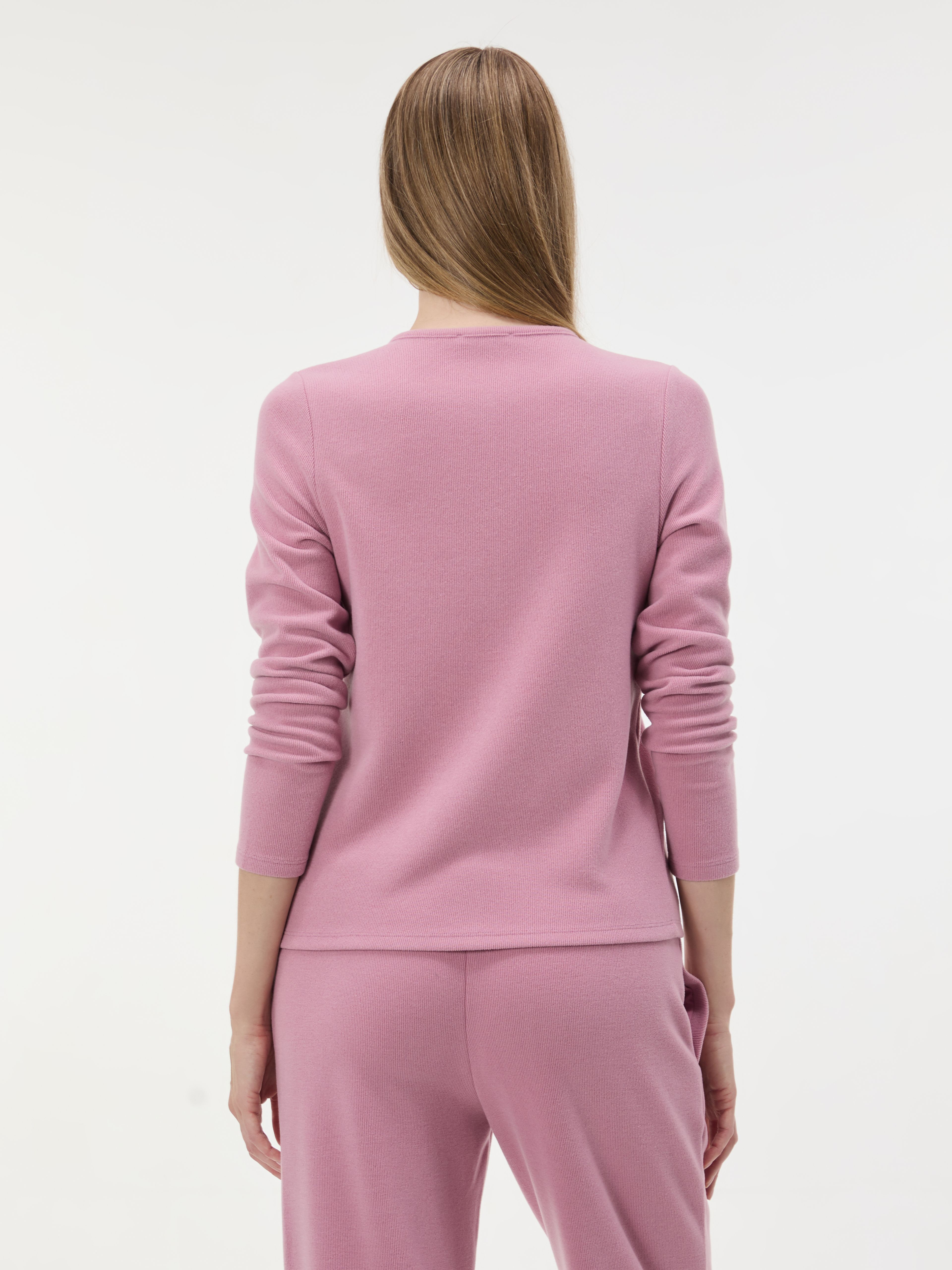 Rosa Damen-Cardigan mit langen Ärmeln ORSAY - 002