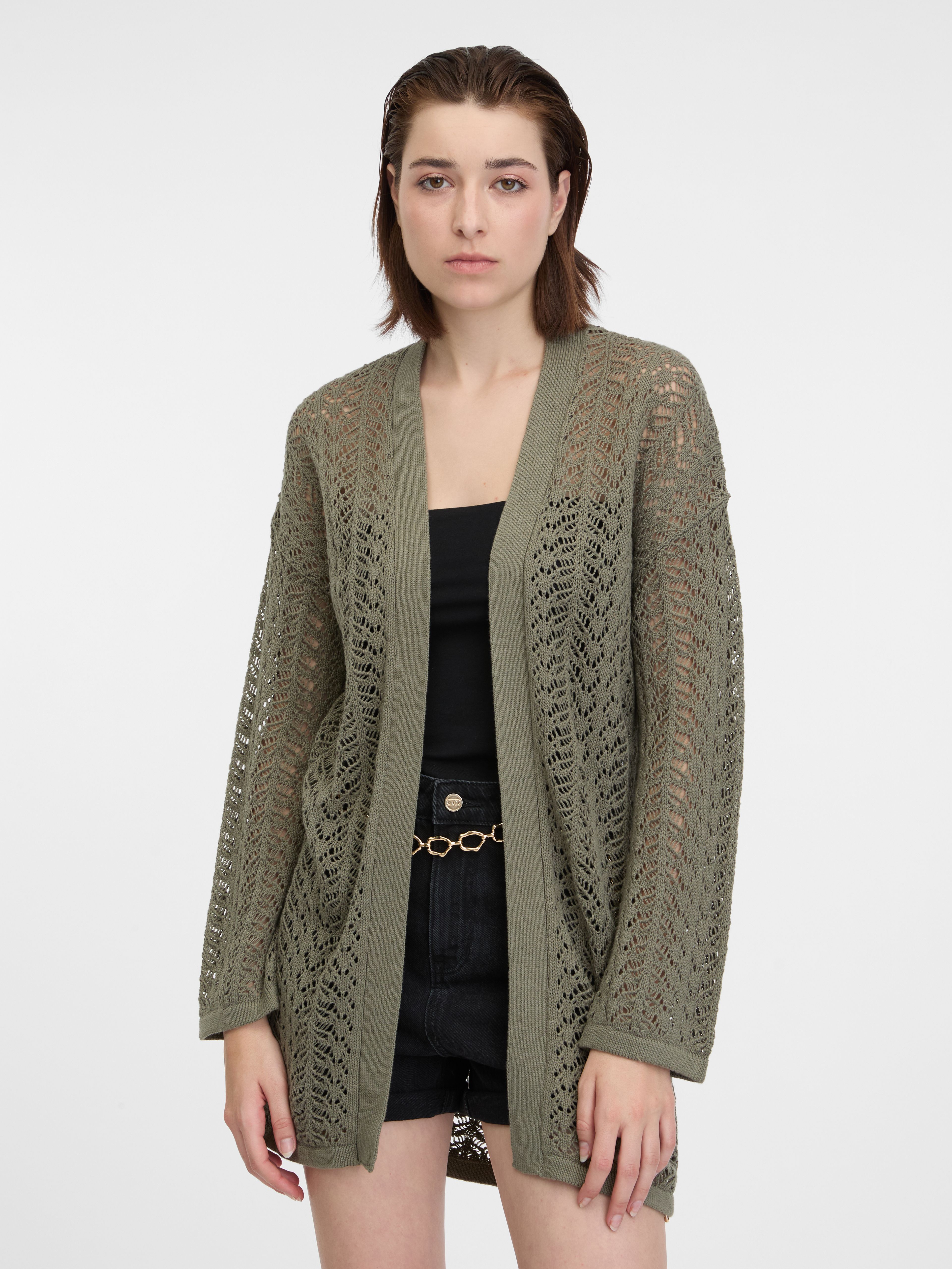 Khaki Damen Strickjacke ORSAY