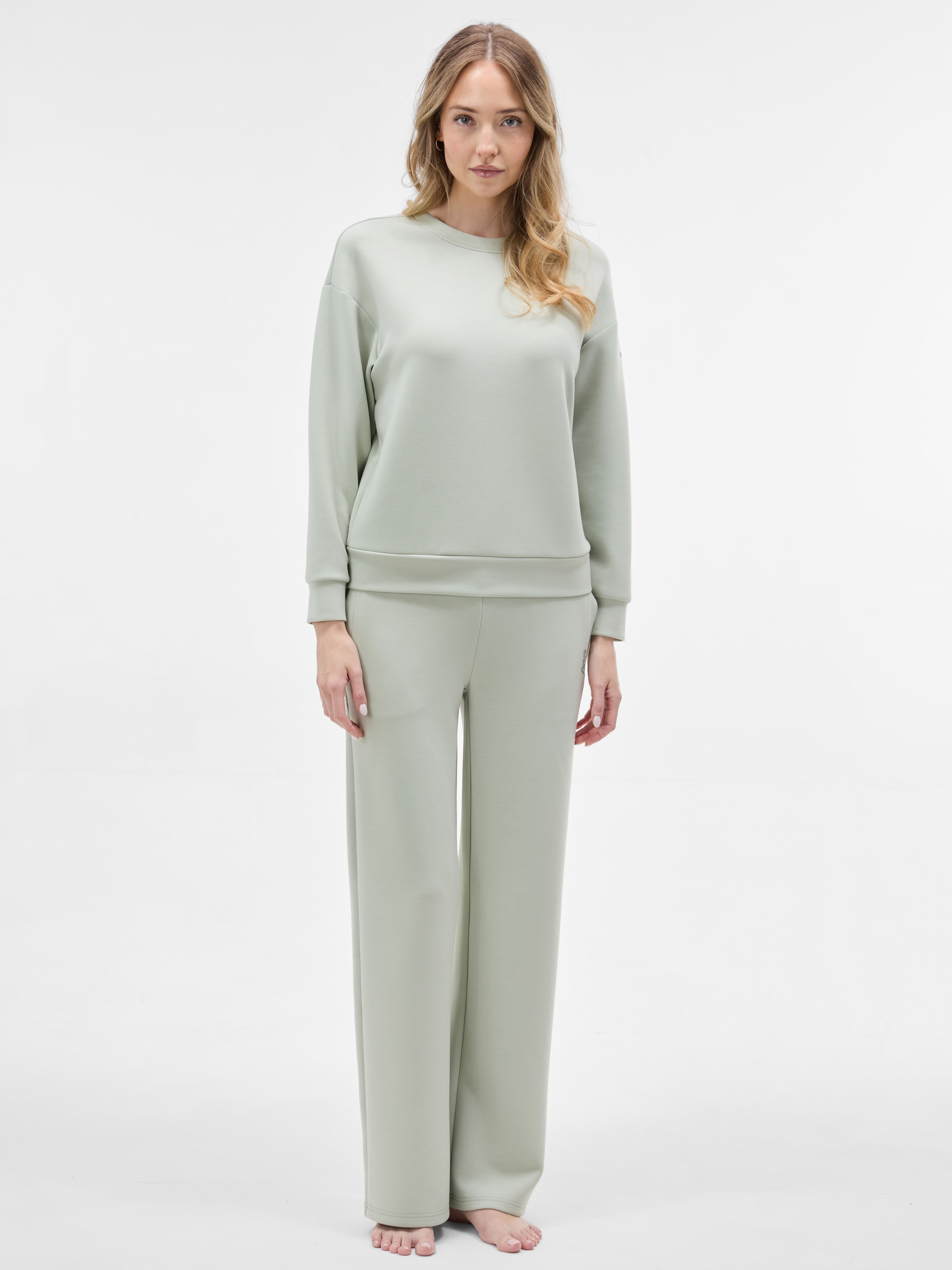 Hellgrünes Damen-Sweatshirt ORSAY - 003