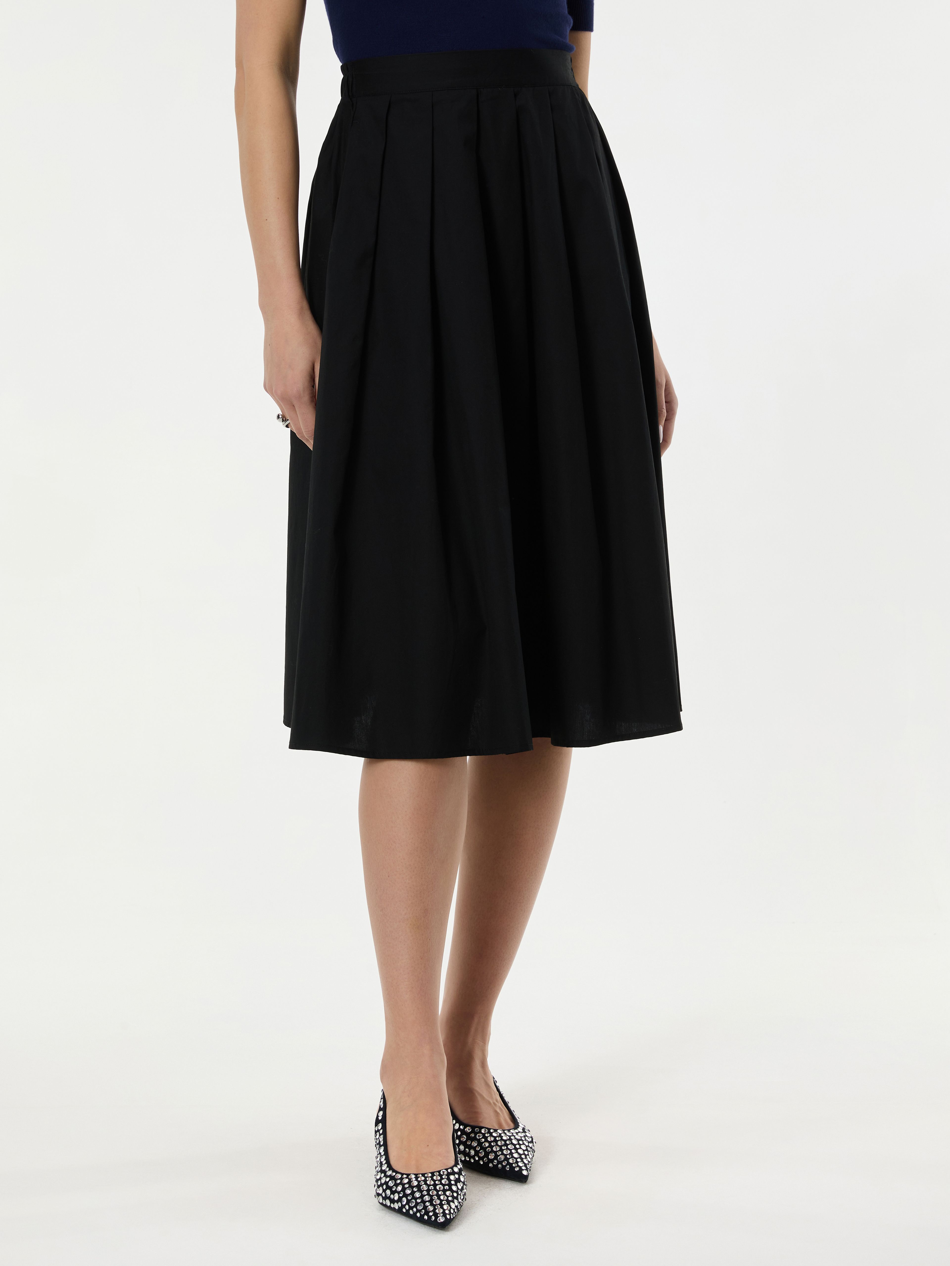 Černá dámská midi sukně ORSAY