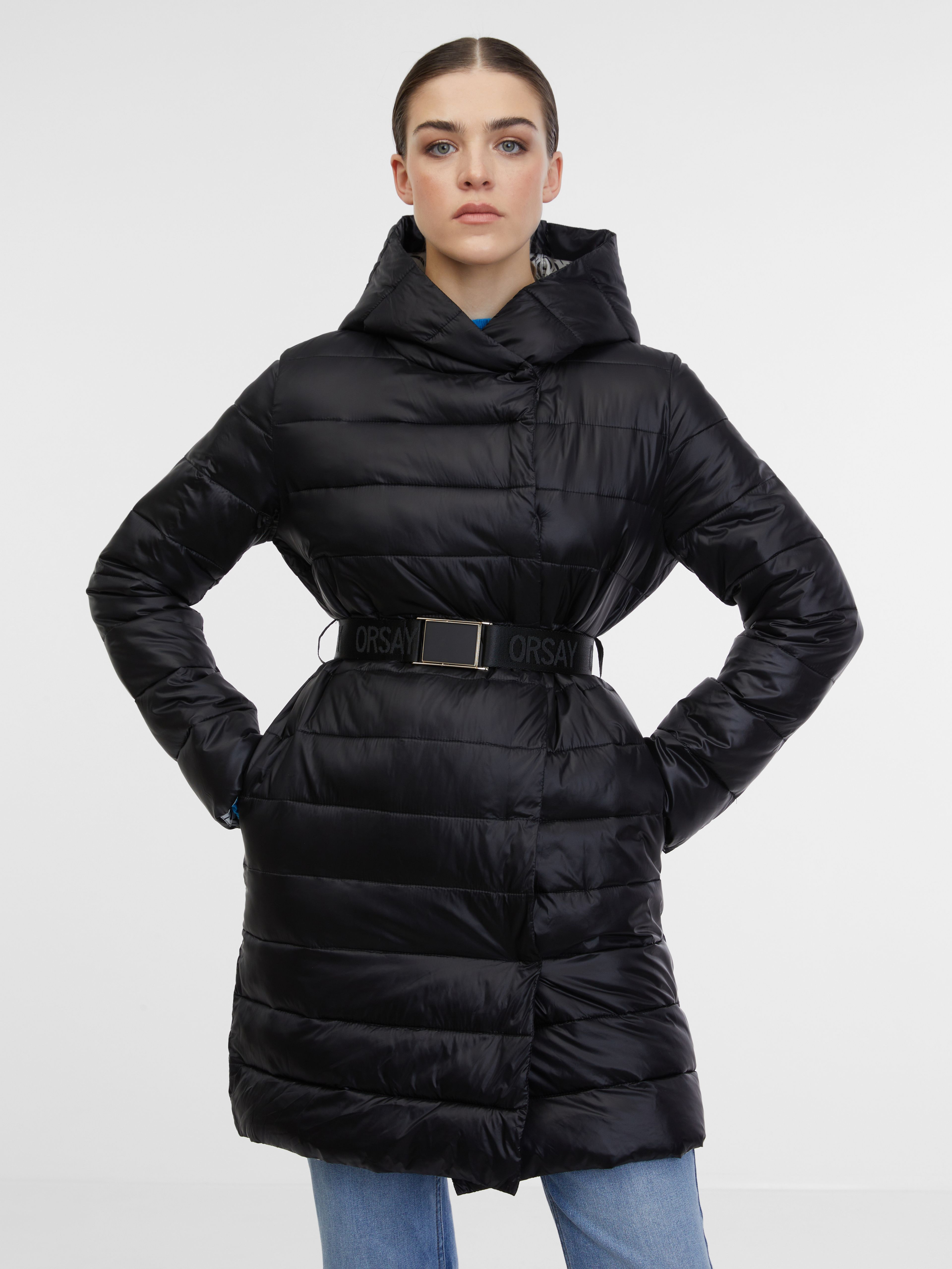 Schwarze Damen-Steppjacke ORSAY