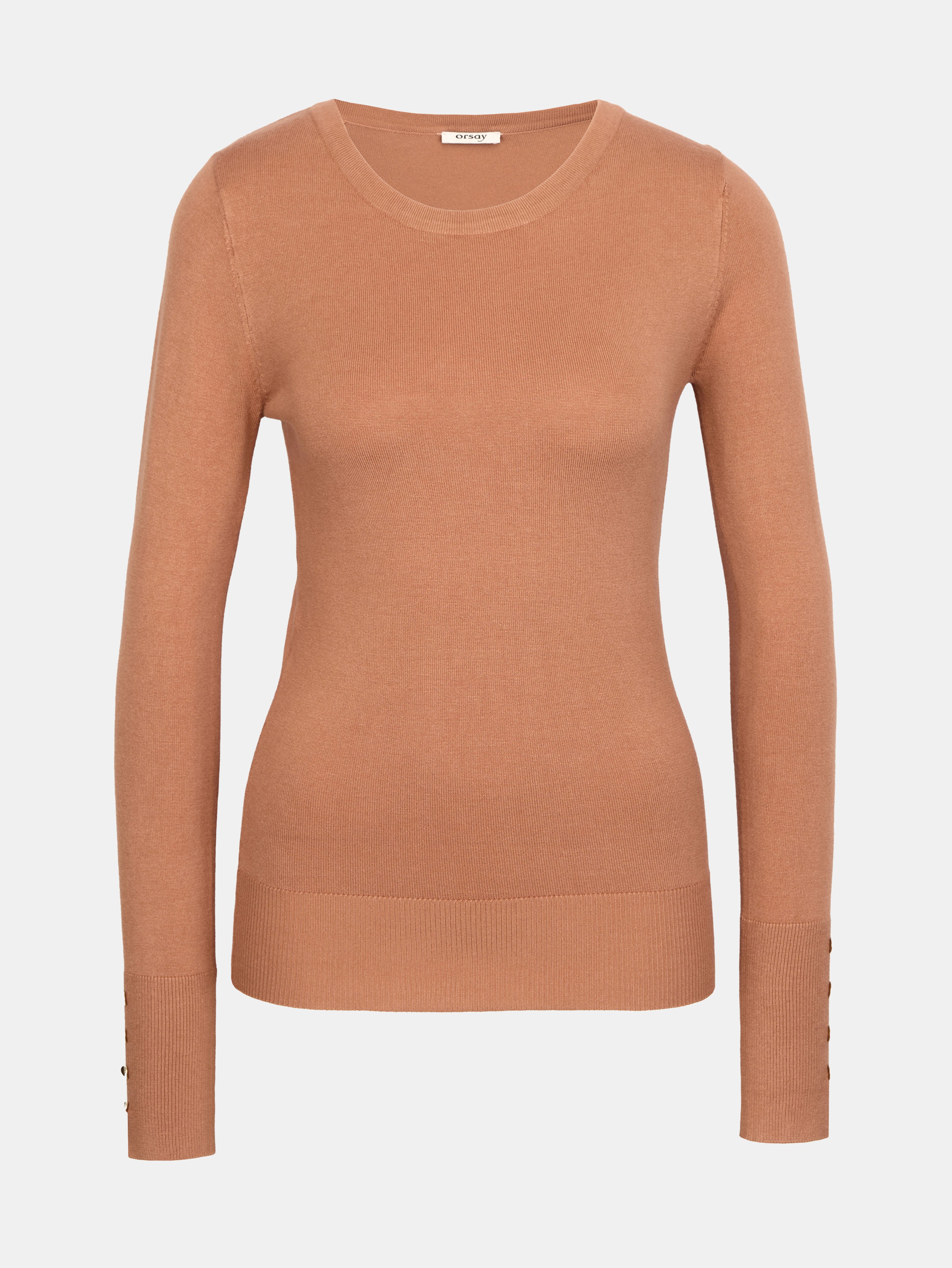 Jasnobrązowy damski sweter ORSAY