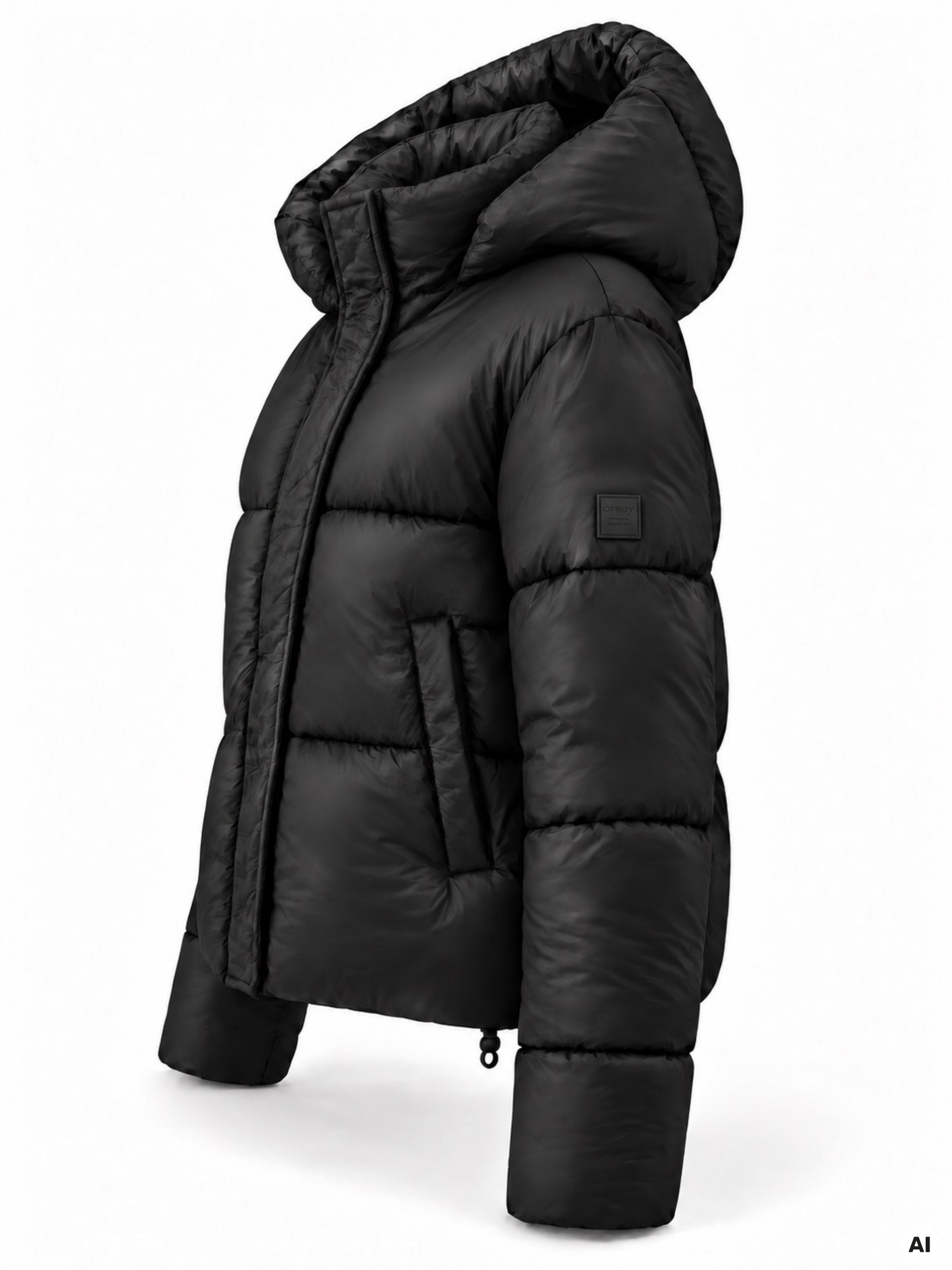 Schwarze Damen-Winterjacke ORSAY - 005