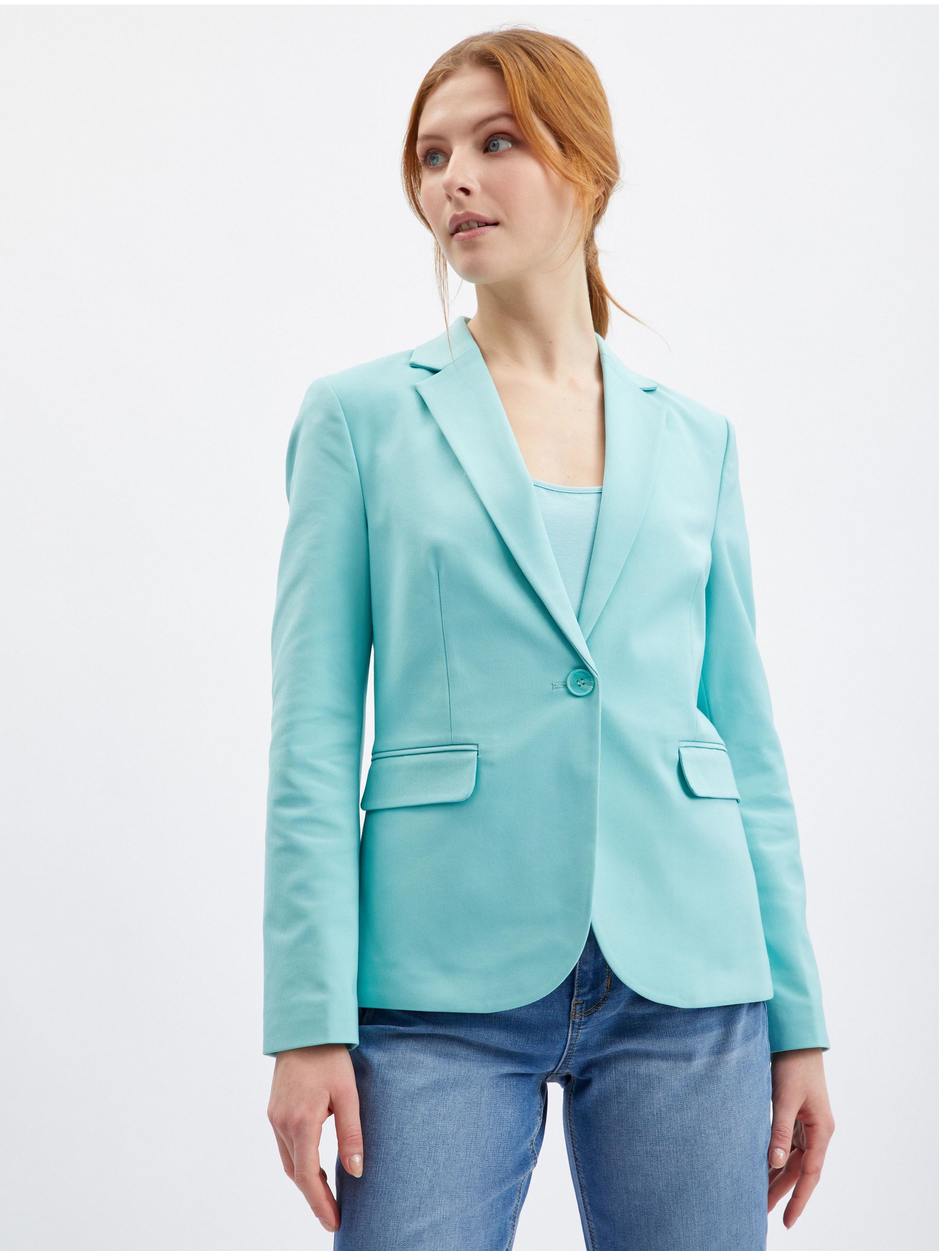 Tirkizni ženski sako ORSAY