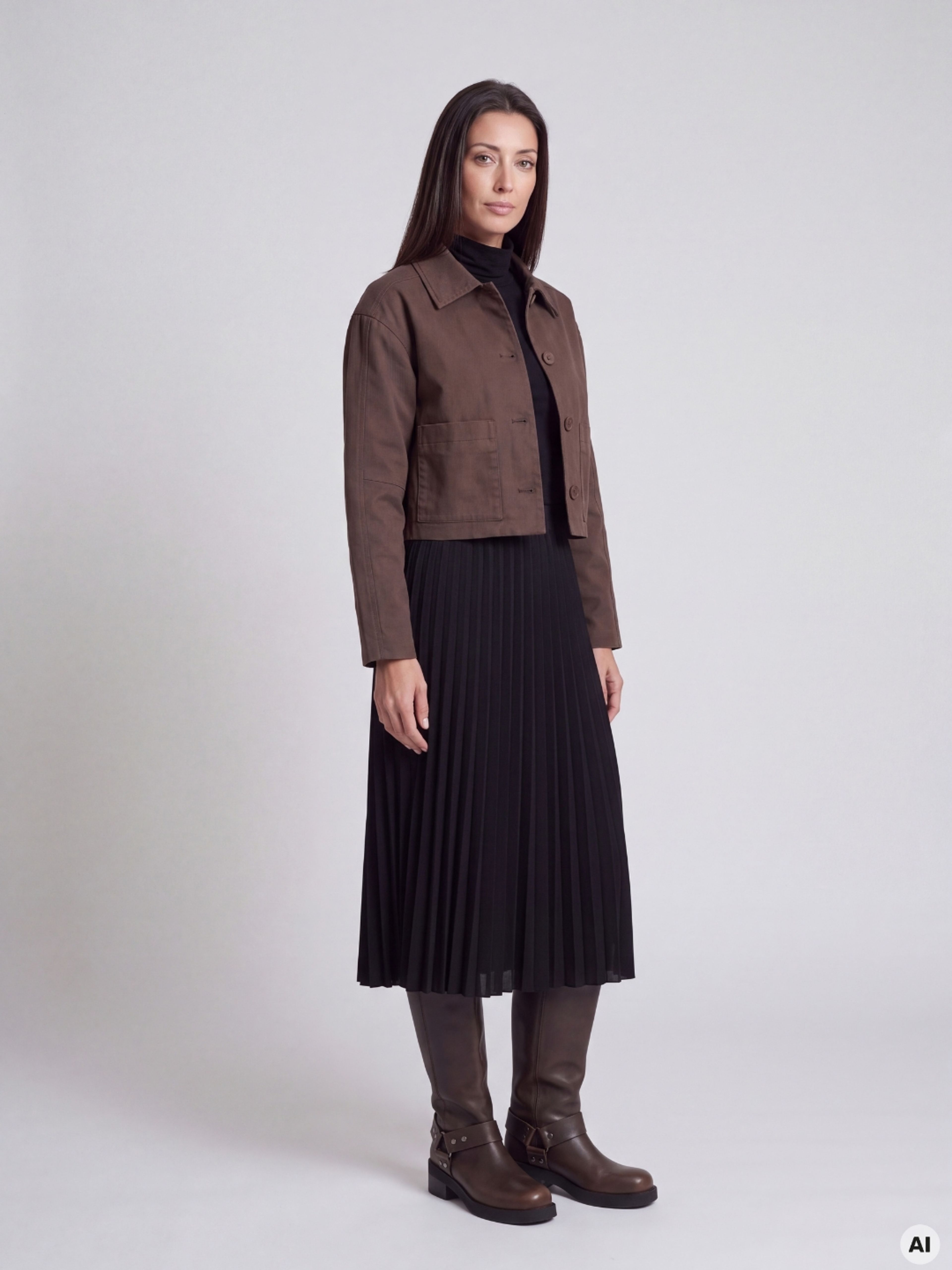 Braune leichte Damenjacke ORSAY - 005
