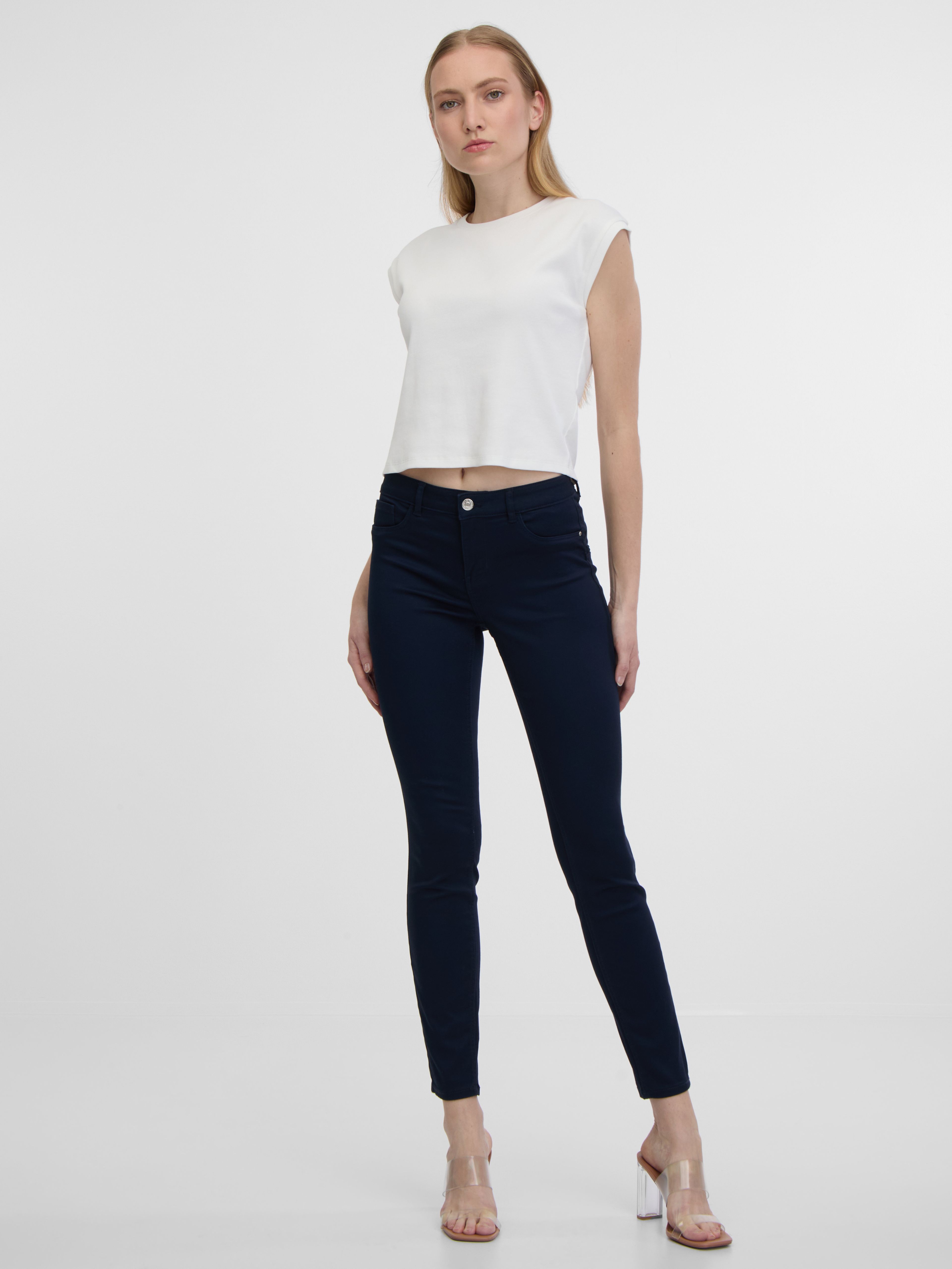 ORSAY sötét kék női skinny fit farmernadrág
