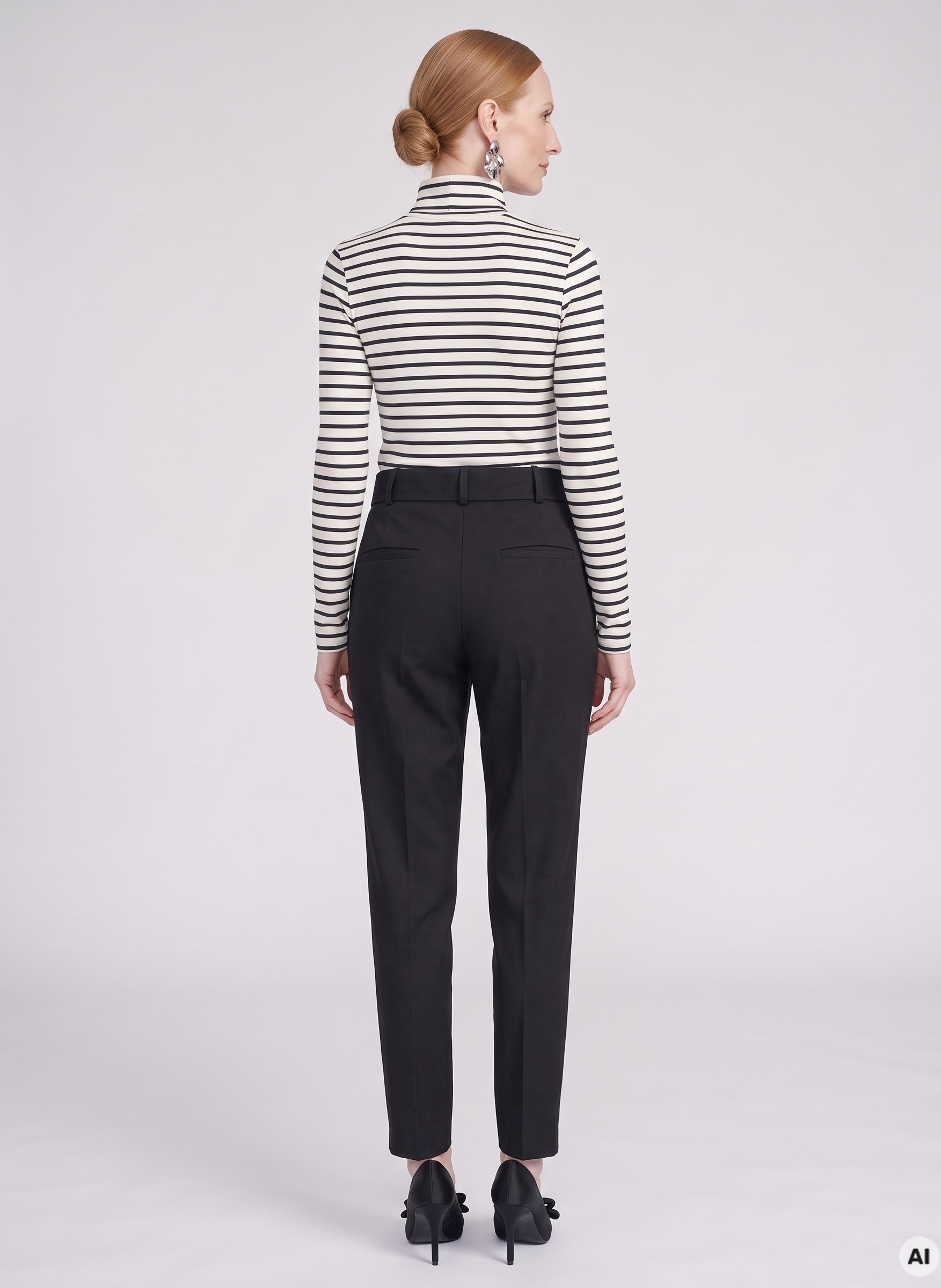 Schwarze Damenhose ORSAY - 007