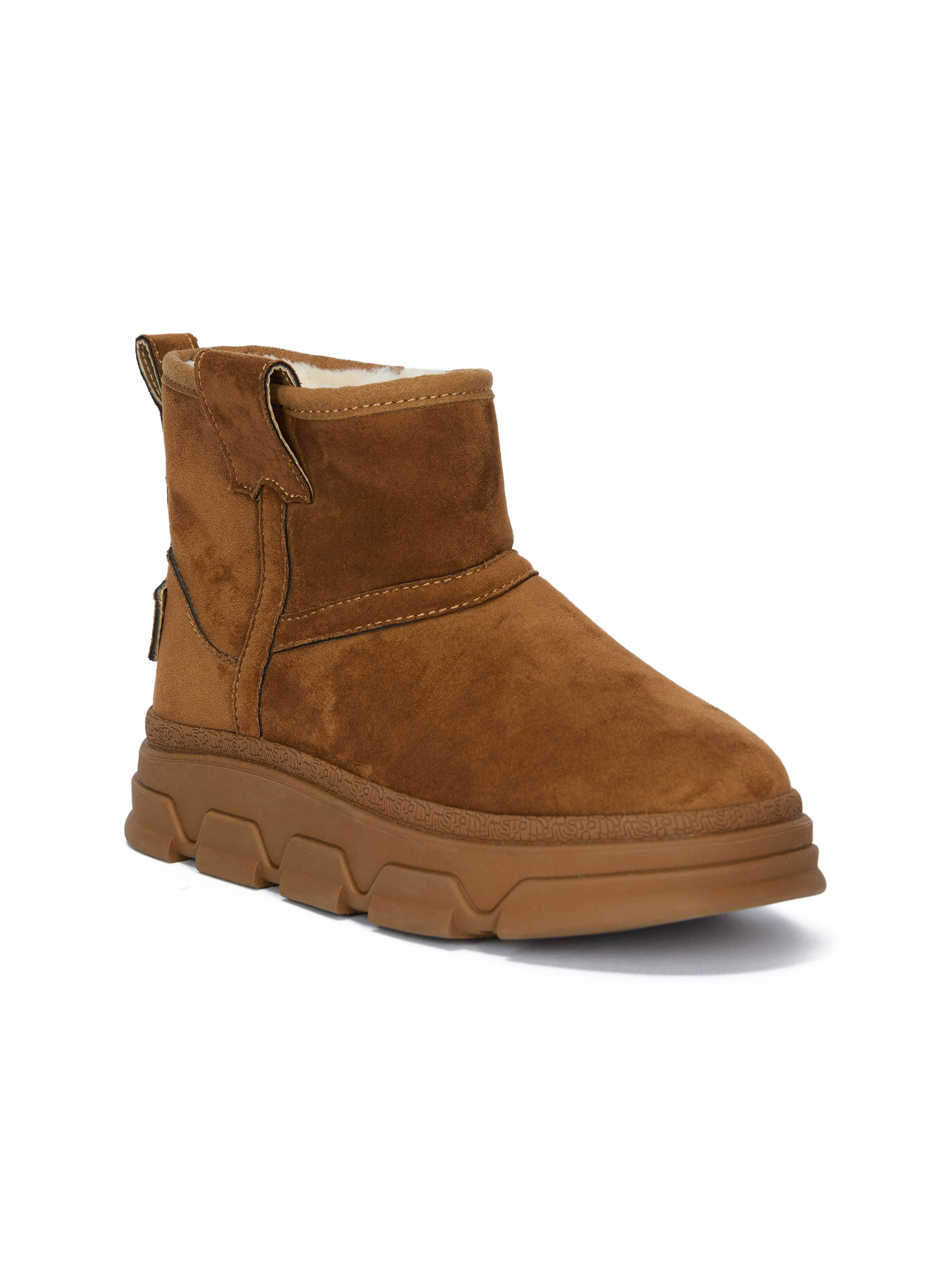 Braune Damen-Winterschuhe mit Fell ORSAY AISLA - 001