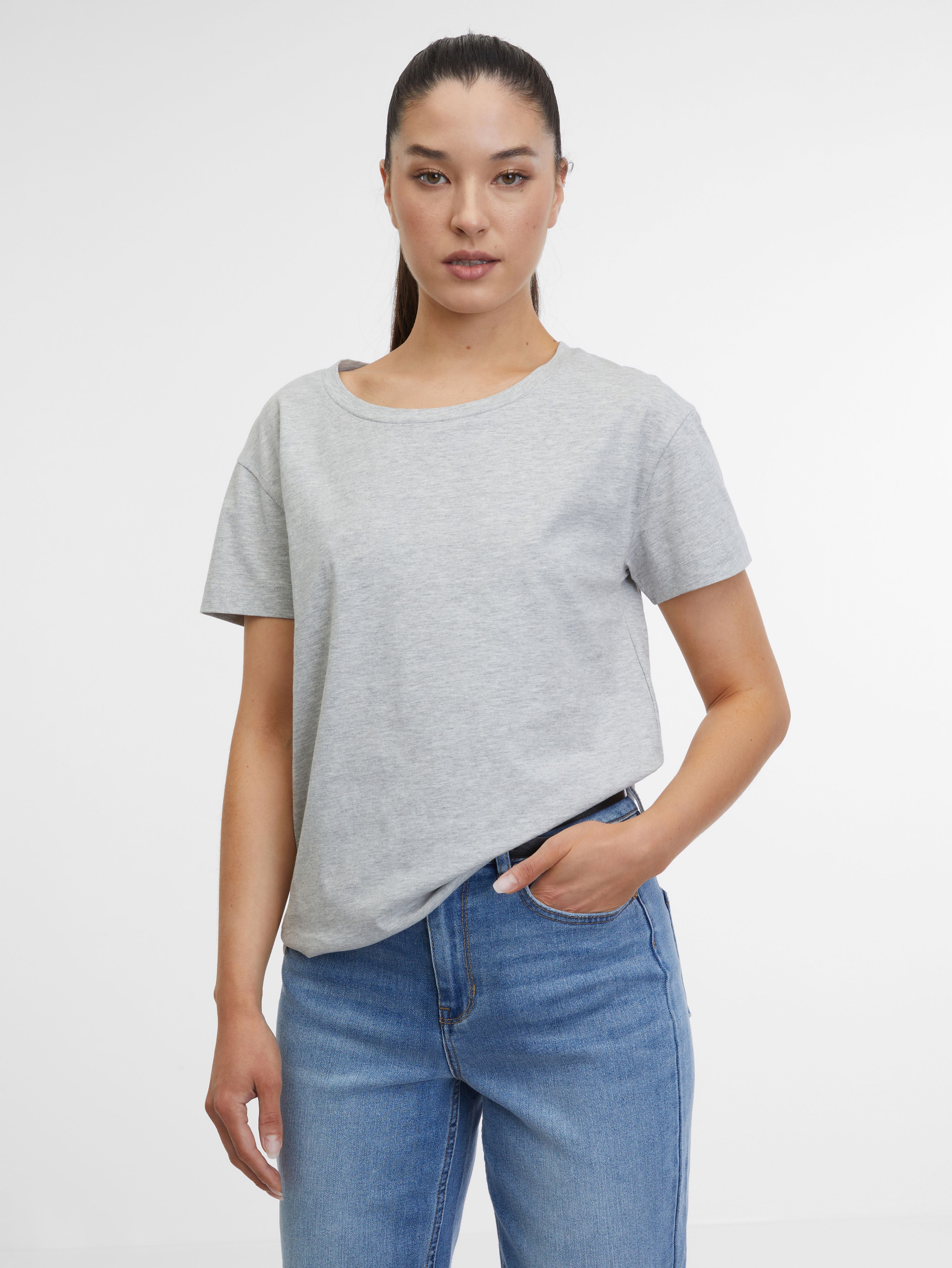 Graues Damen-T-Shirt ORSAY