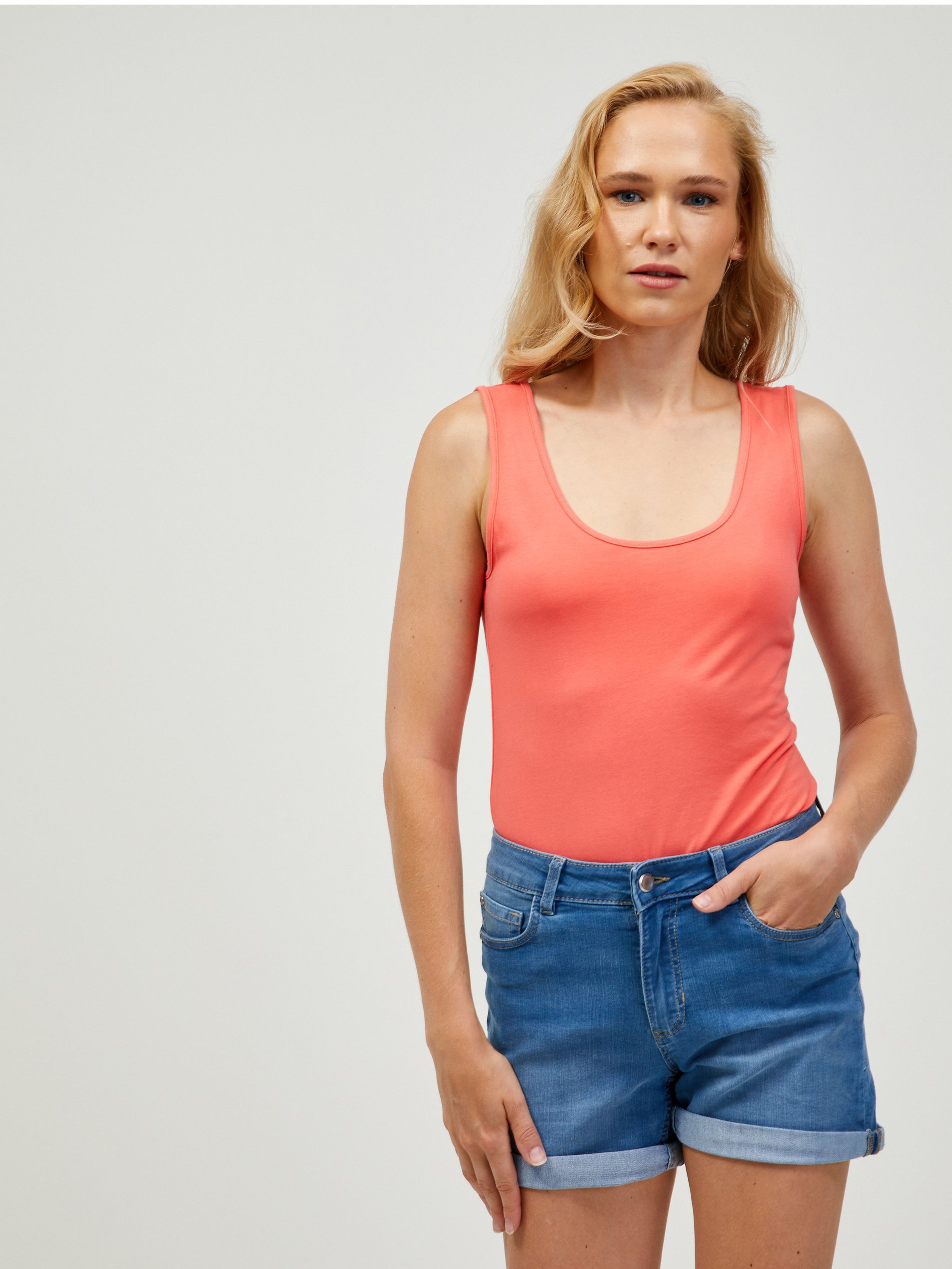 Koralowy basic top ORSAY