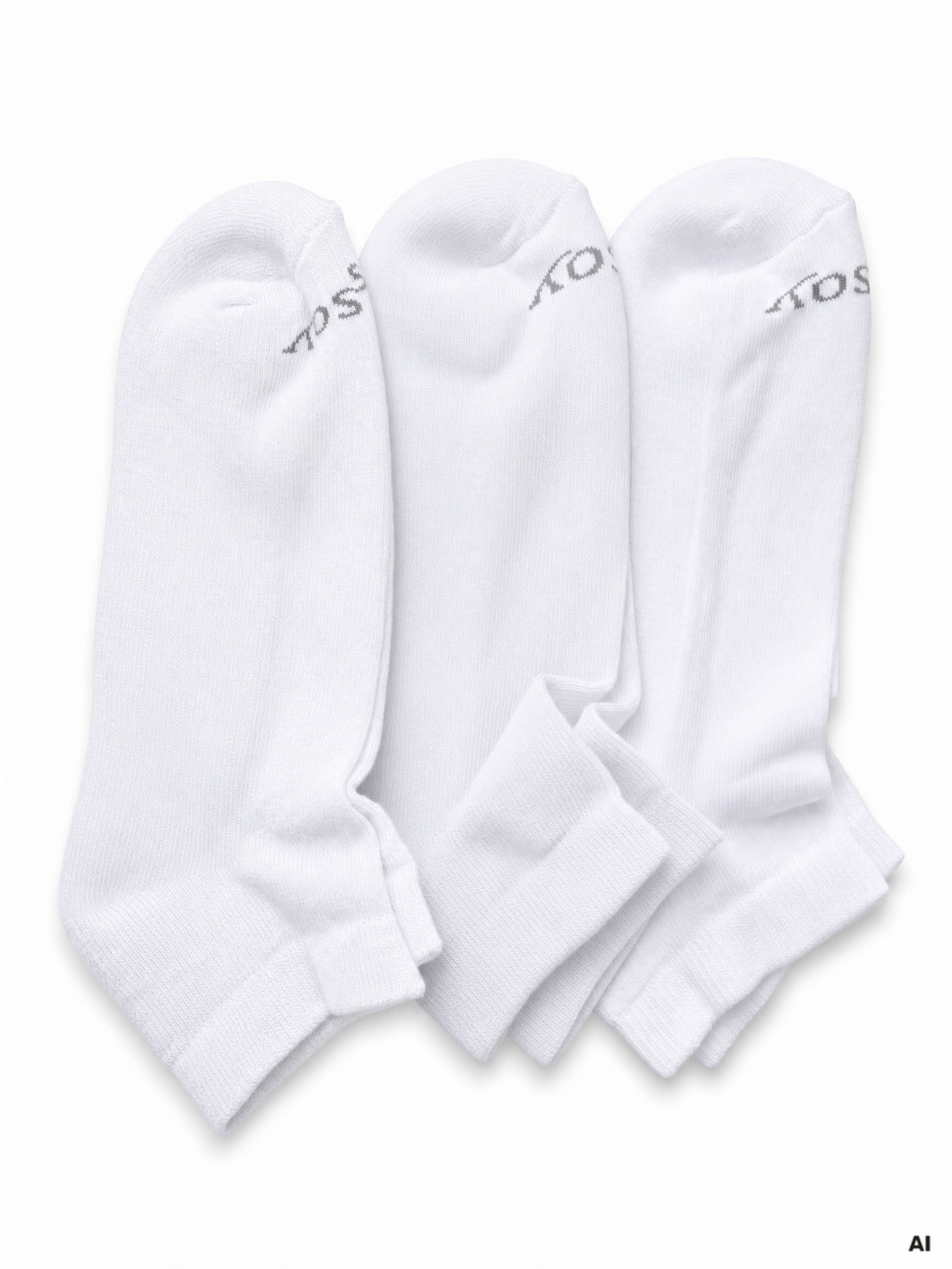 Weiße Damen-Knöchelsocken 3er-Pack ORSAY - 001