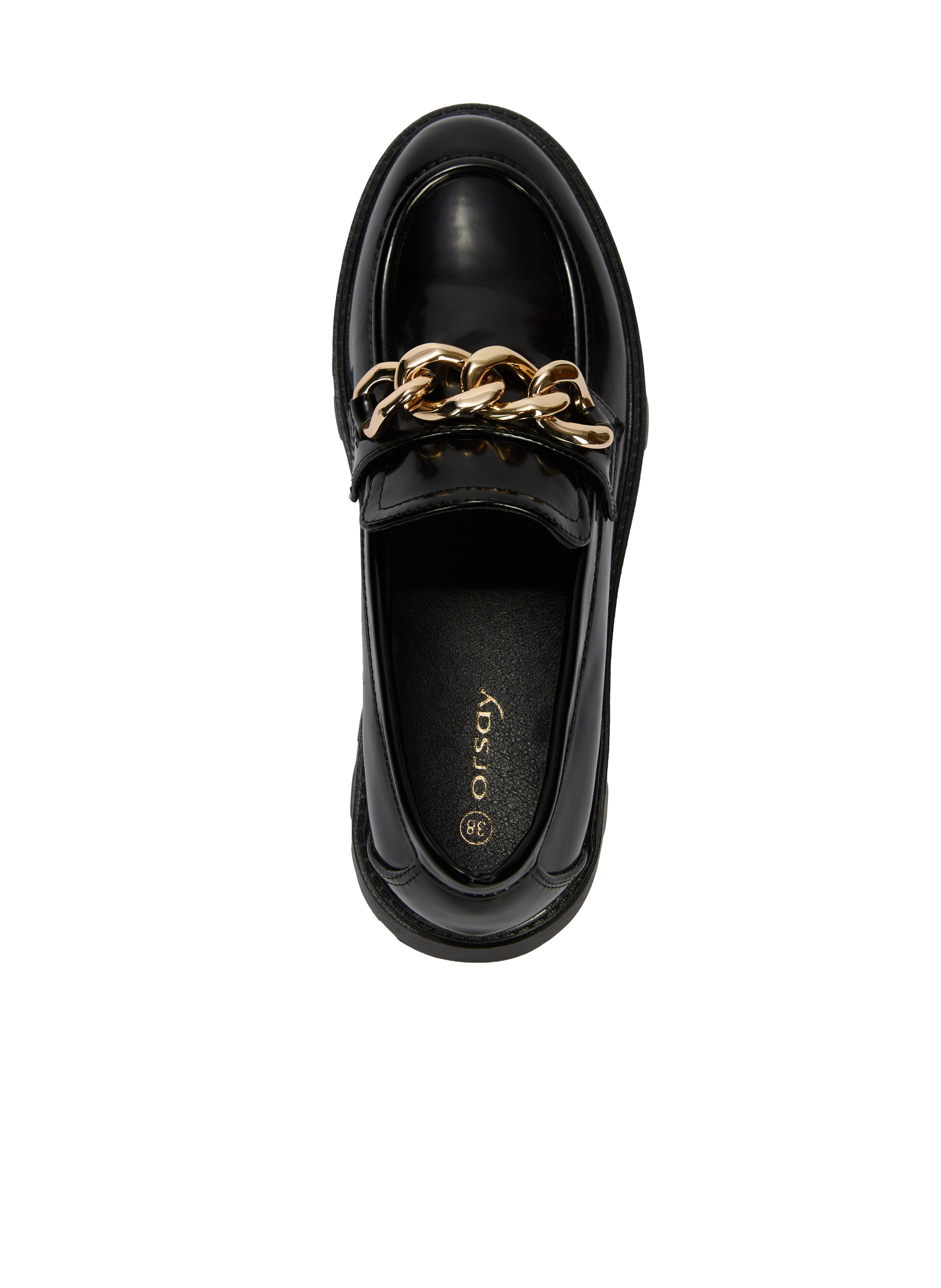 Schwarze Damen-Mokassins ORSAY ONDINE - 005