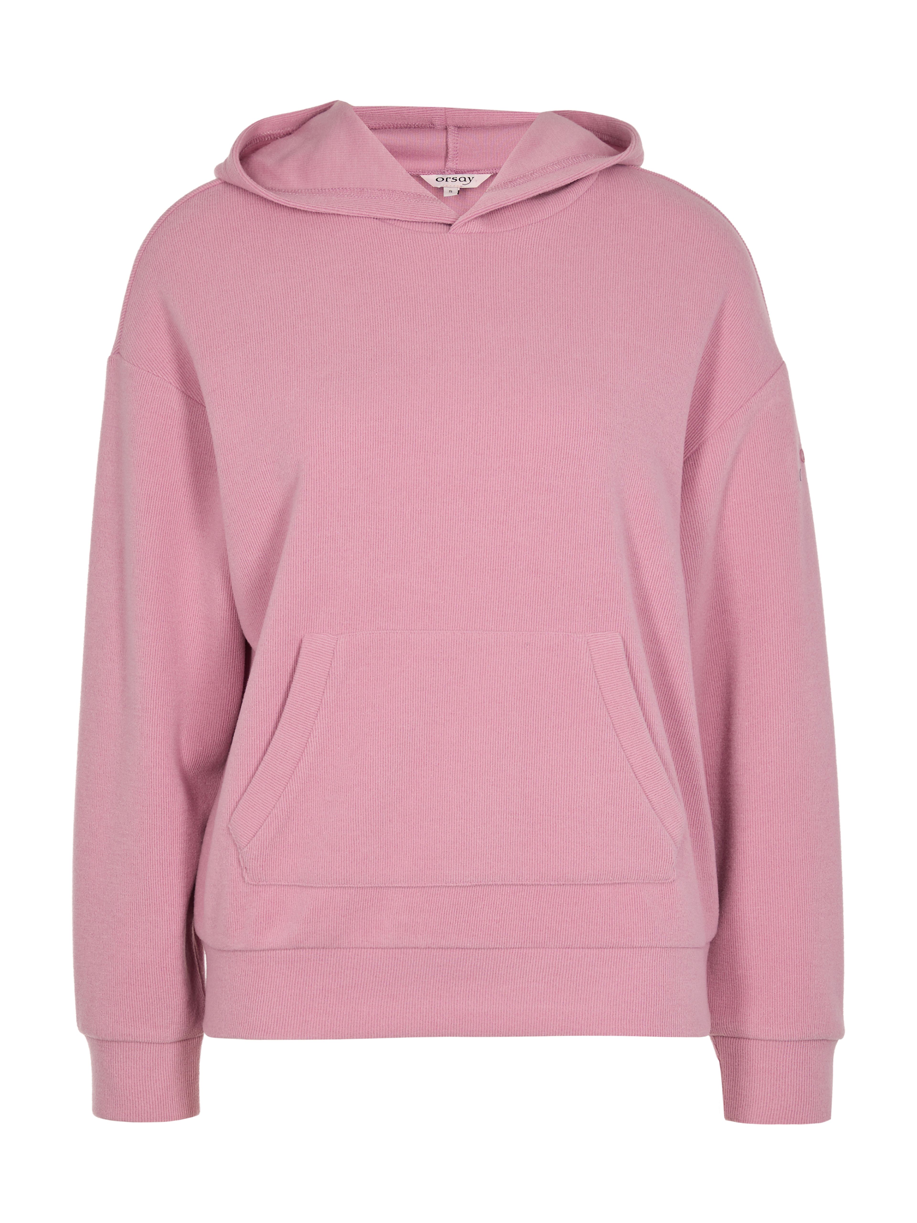 Rosa Damen-Sweatshirt mit langen Ärmeln ORSAY - 005