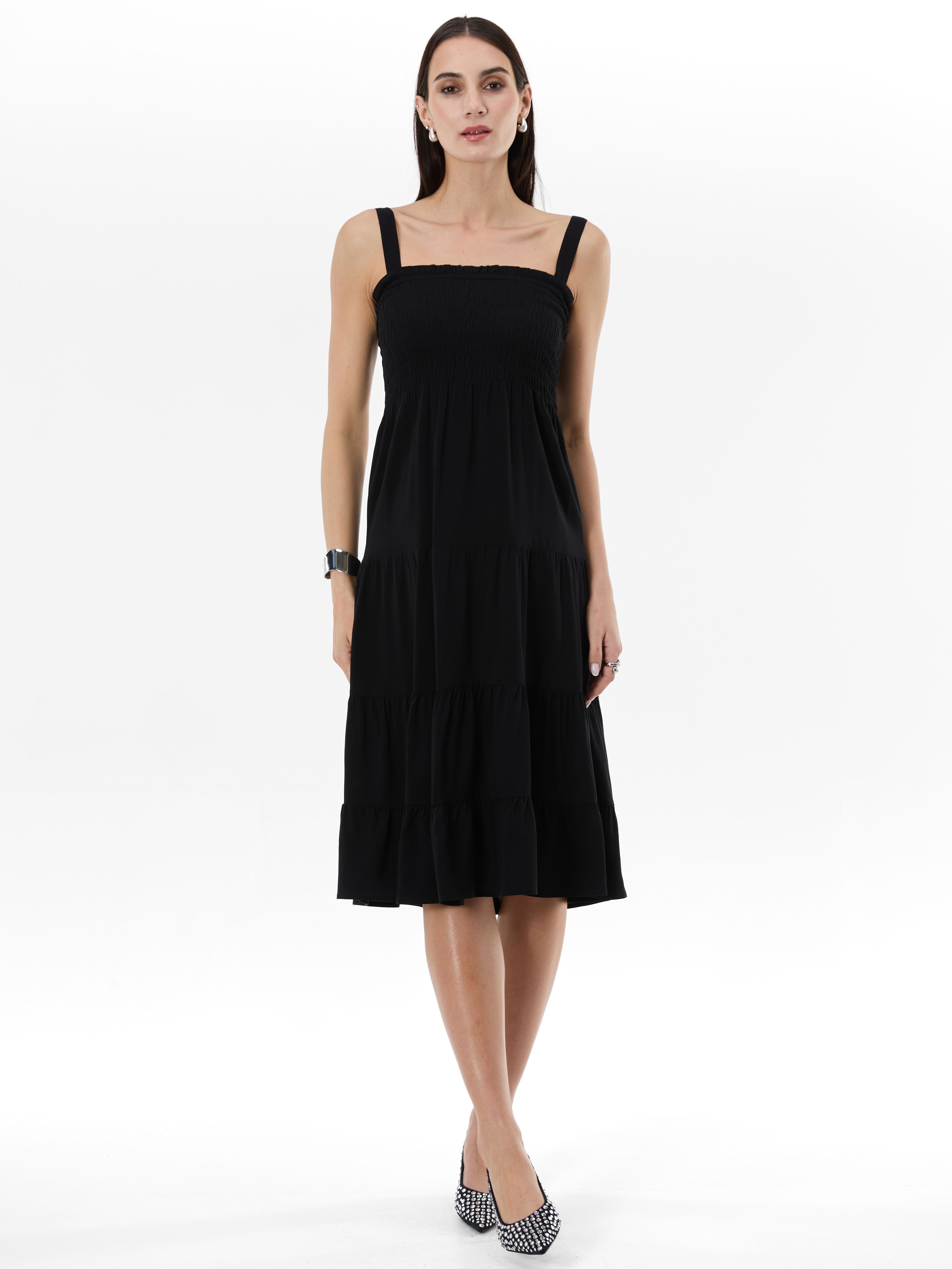 Rochie maxi dama neagra ORSAY