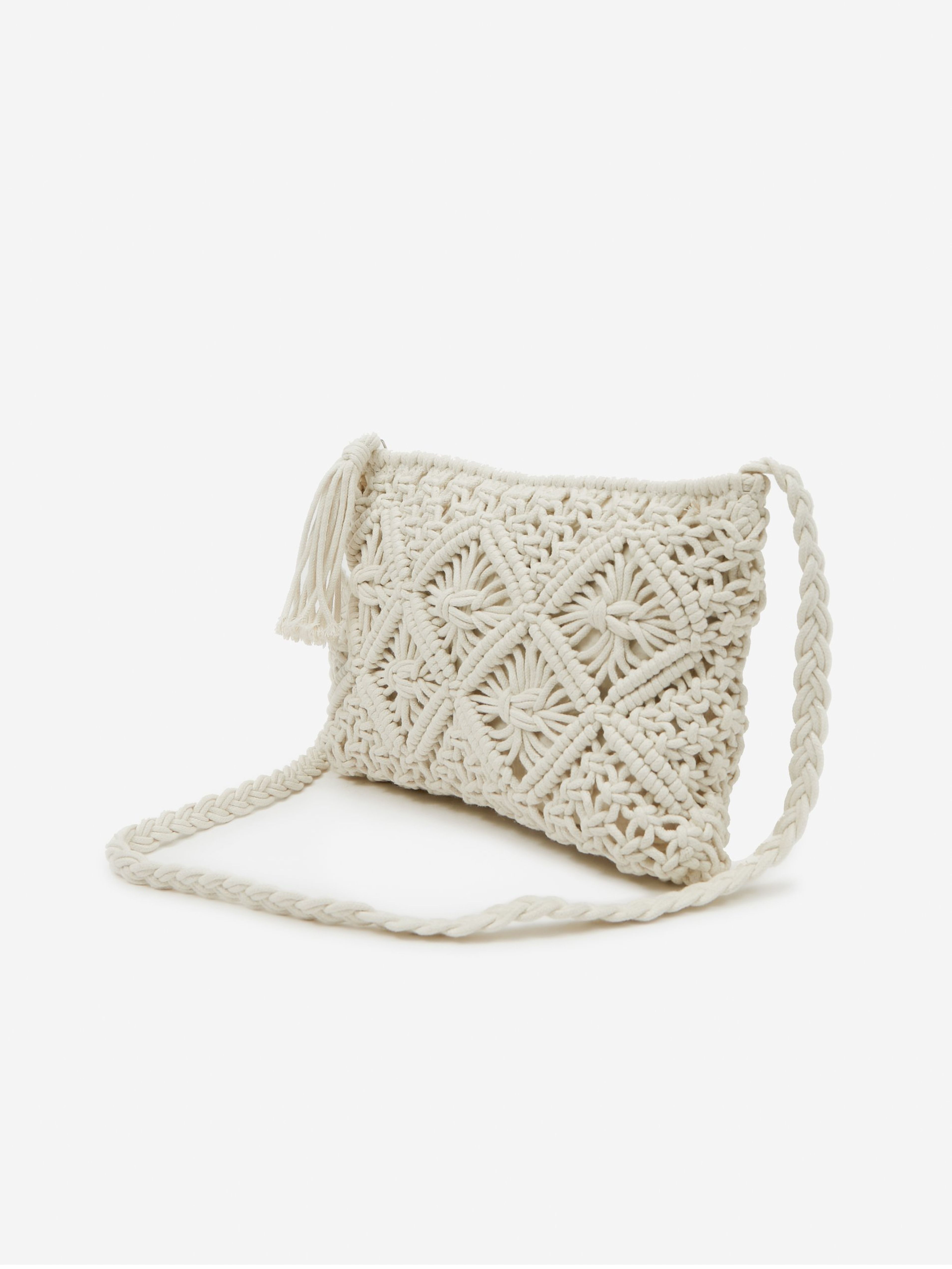 Krémová dámska crossbody kabelka ORSAY