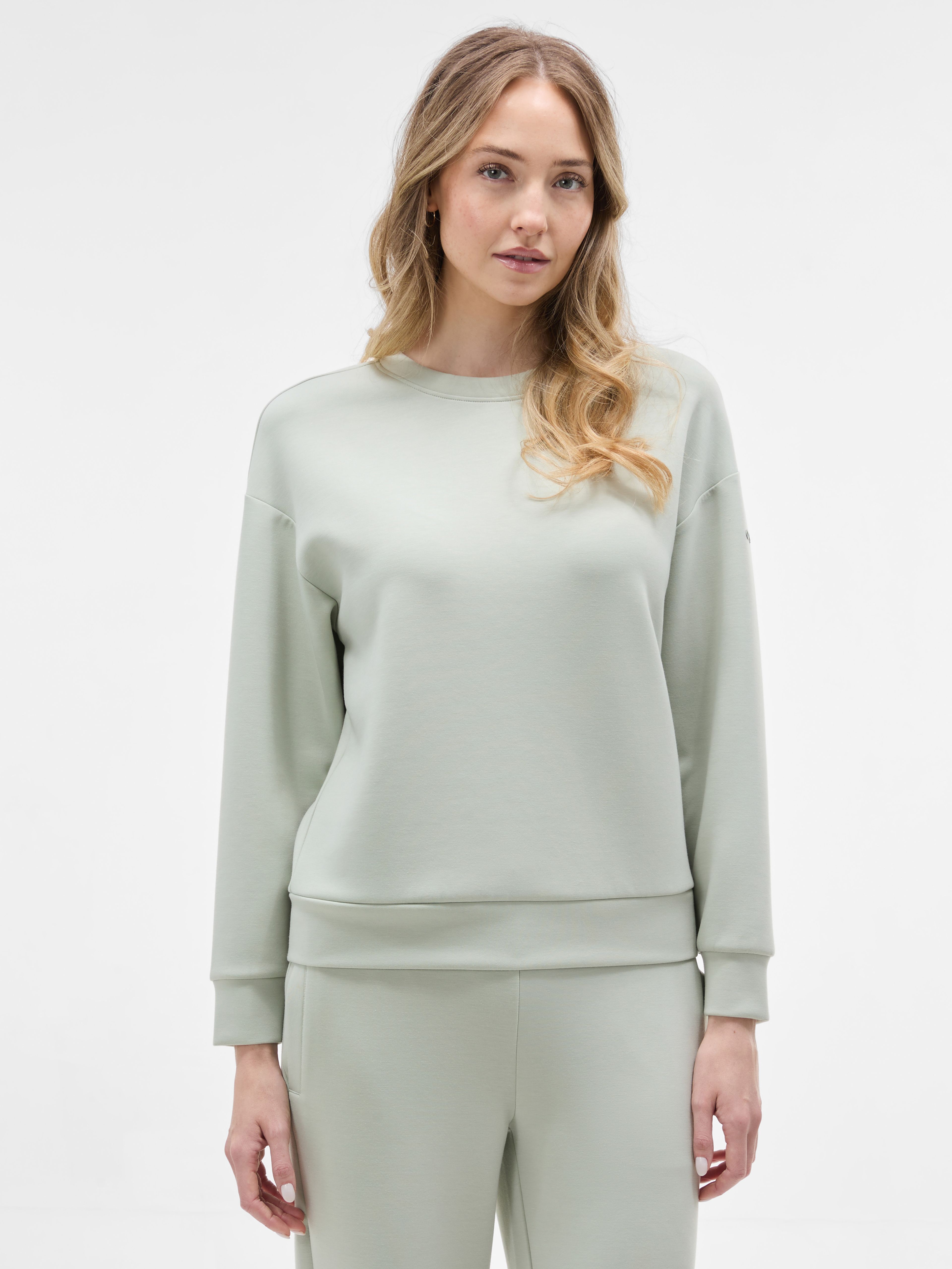 Hellgrünes Damen-Sweatshirt ORSAY - 001