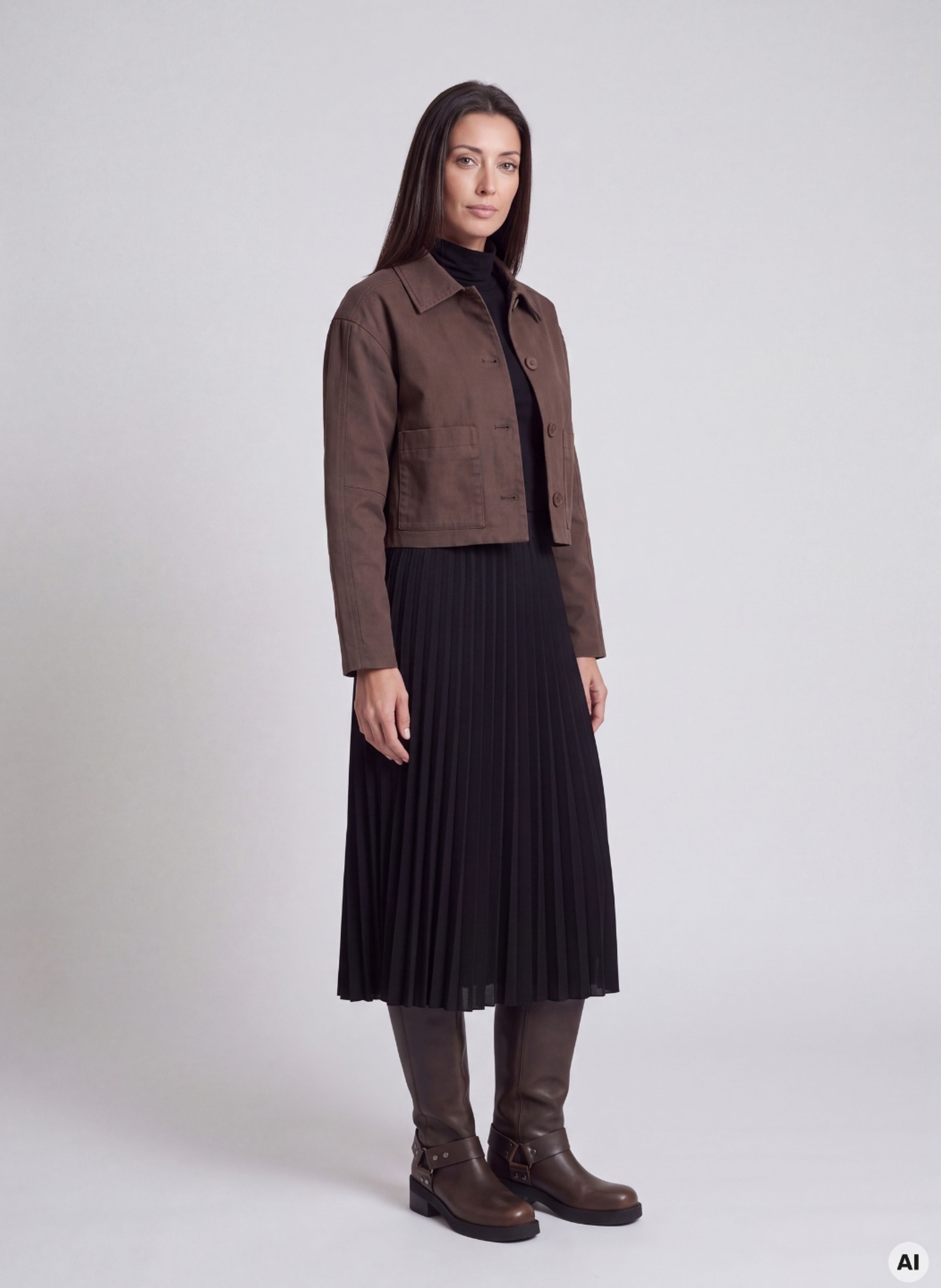 Braune leichte Damenjacke ORSAY - 005
