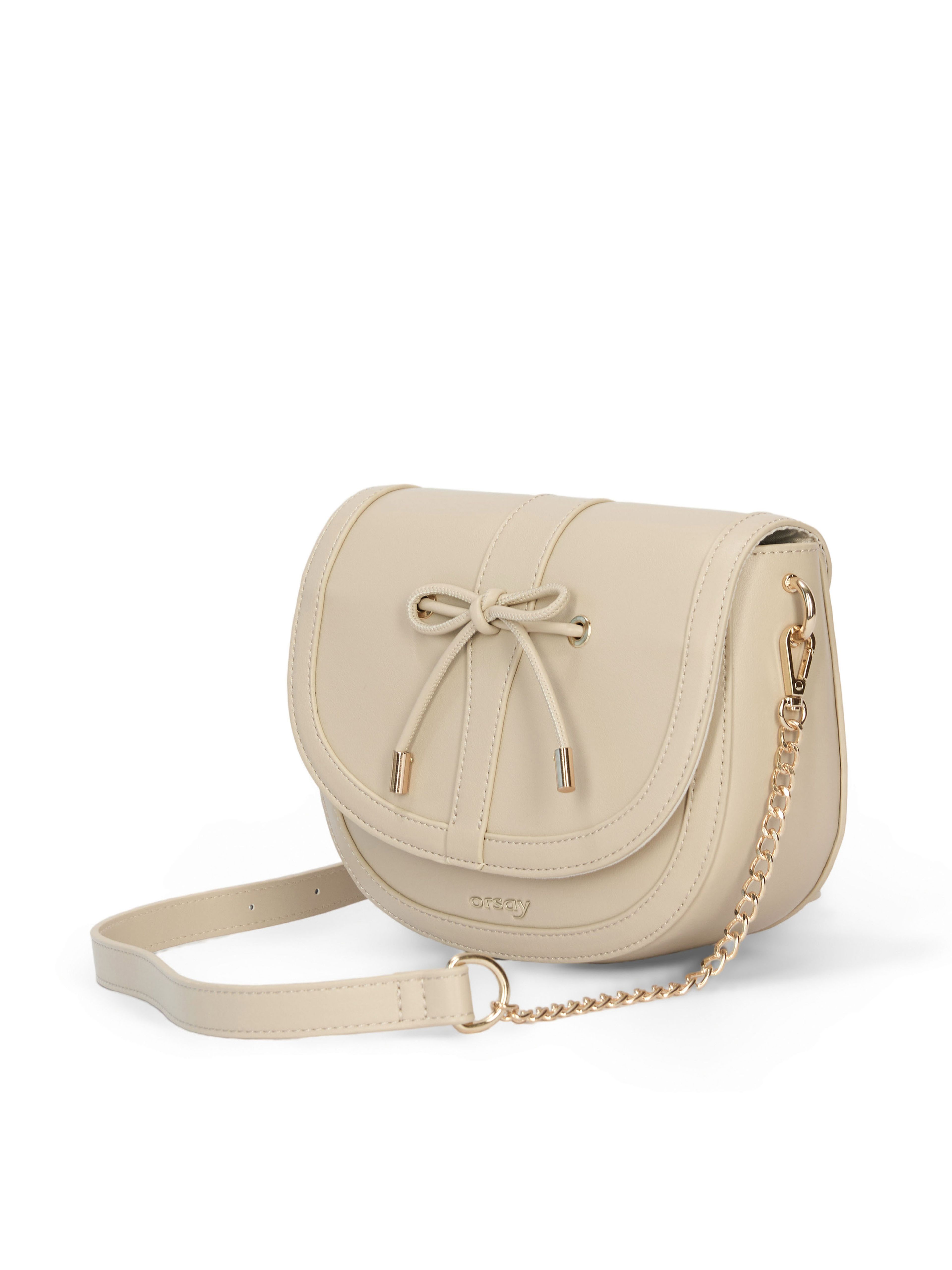 Krem ženska crossbody torbica s pentljo ORSAY ANARA - 003