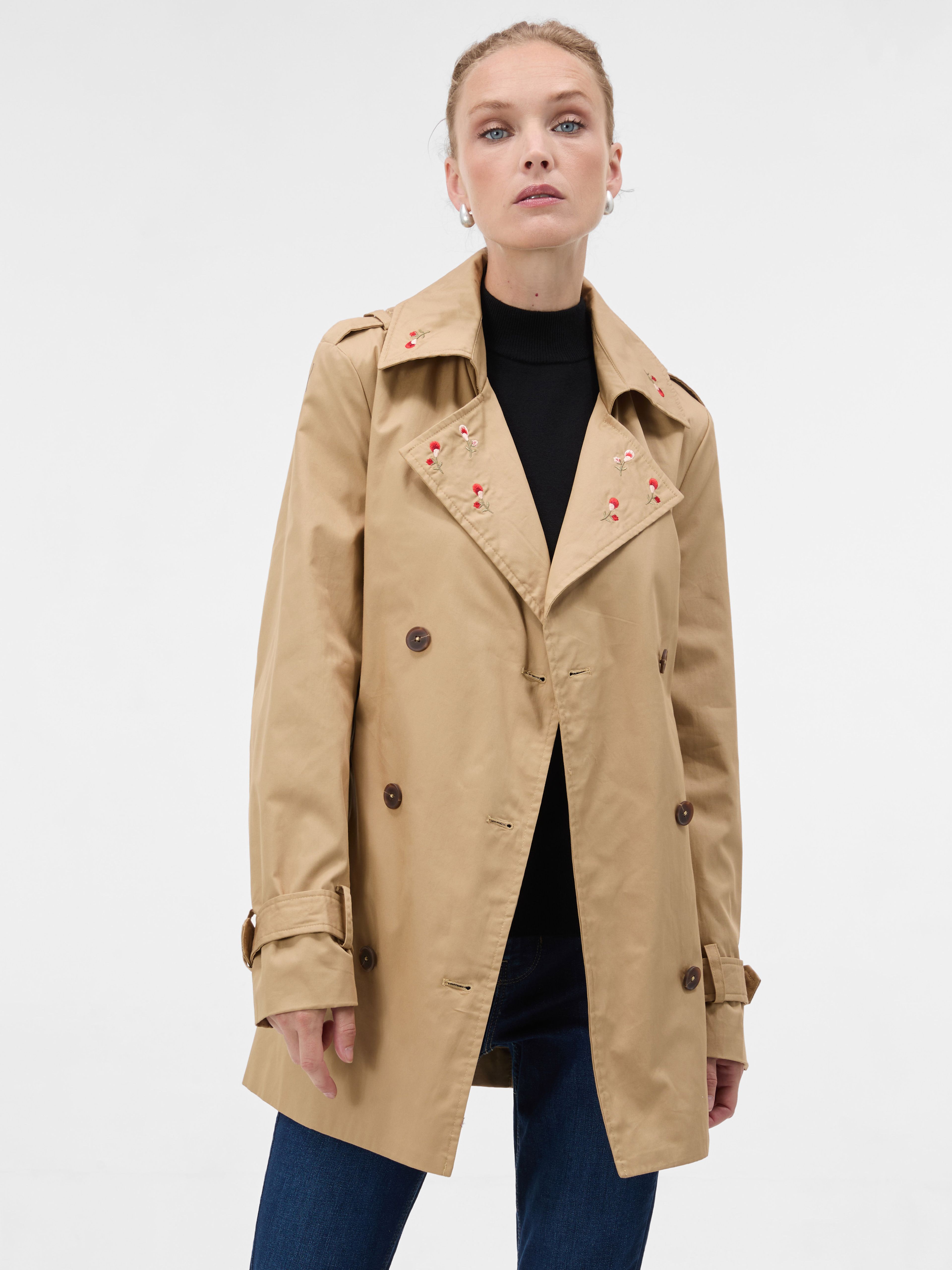 Brauner Damen-Trenchcoat ORSAY - 003