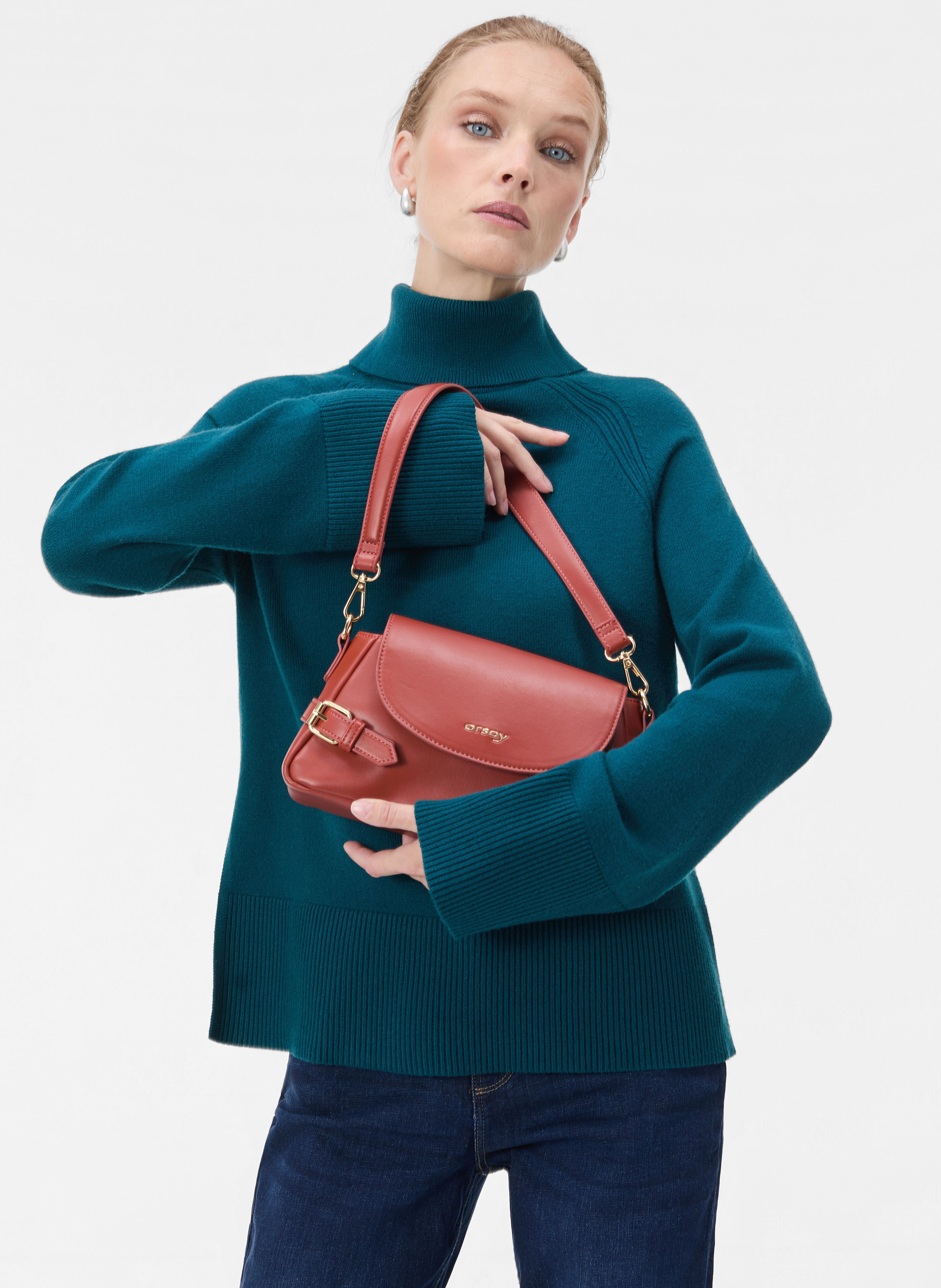 Opečnata ženska crossbody torbica ORSAY KESSAN - 005