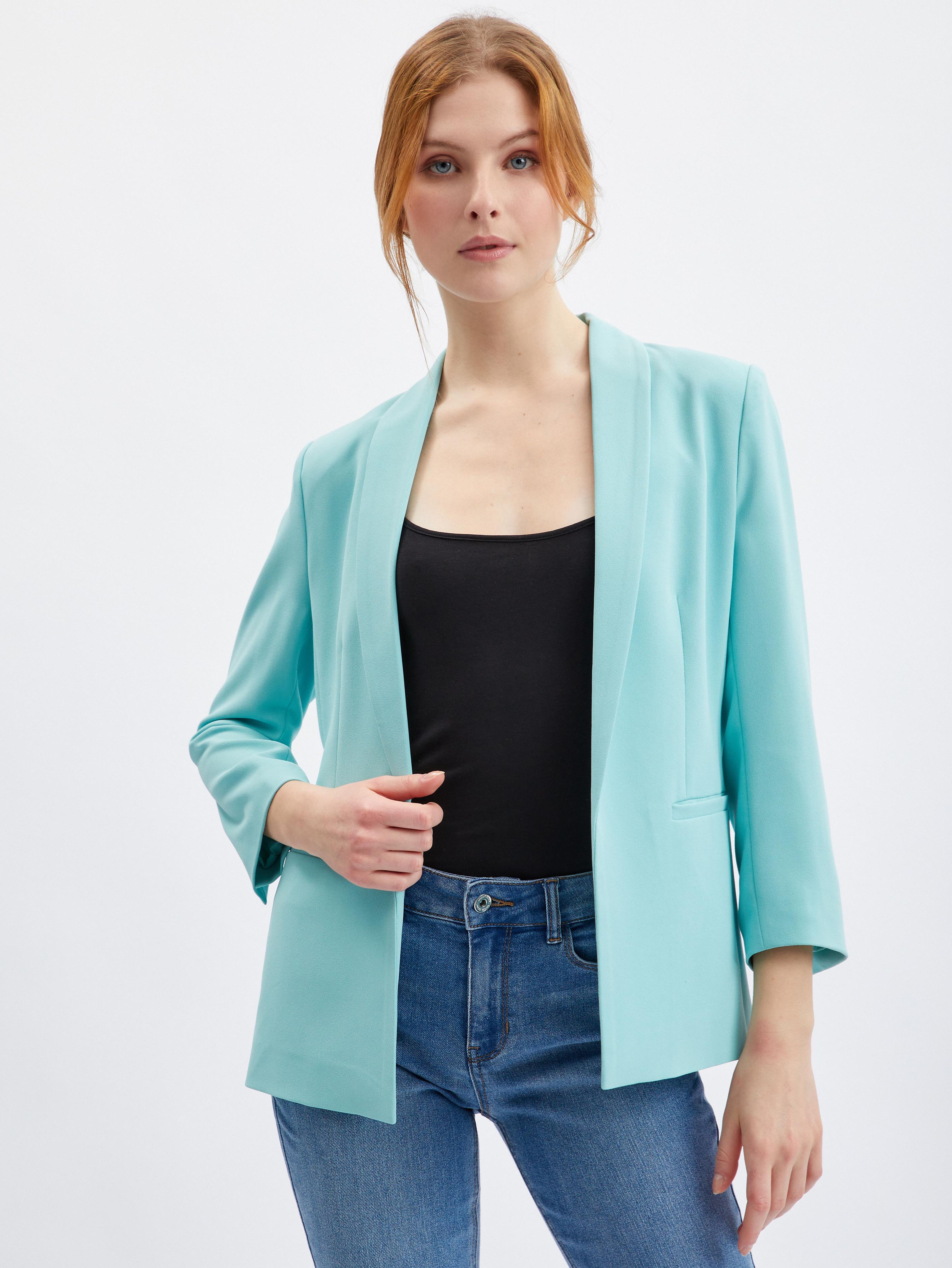 Hellblaue Damenjacke ORSAY