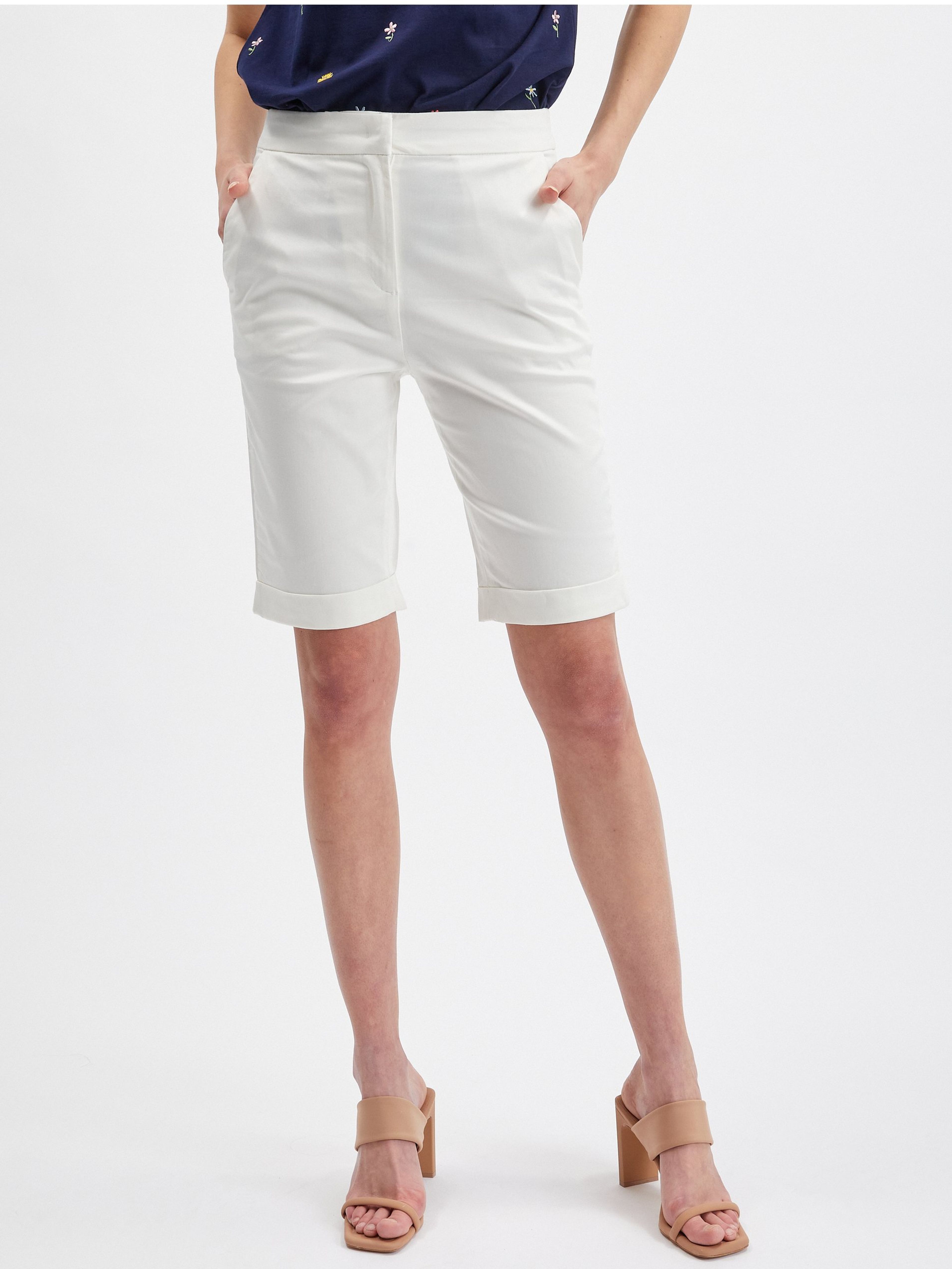 Weiße Damen-Culottes ORSAY