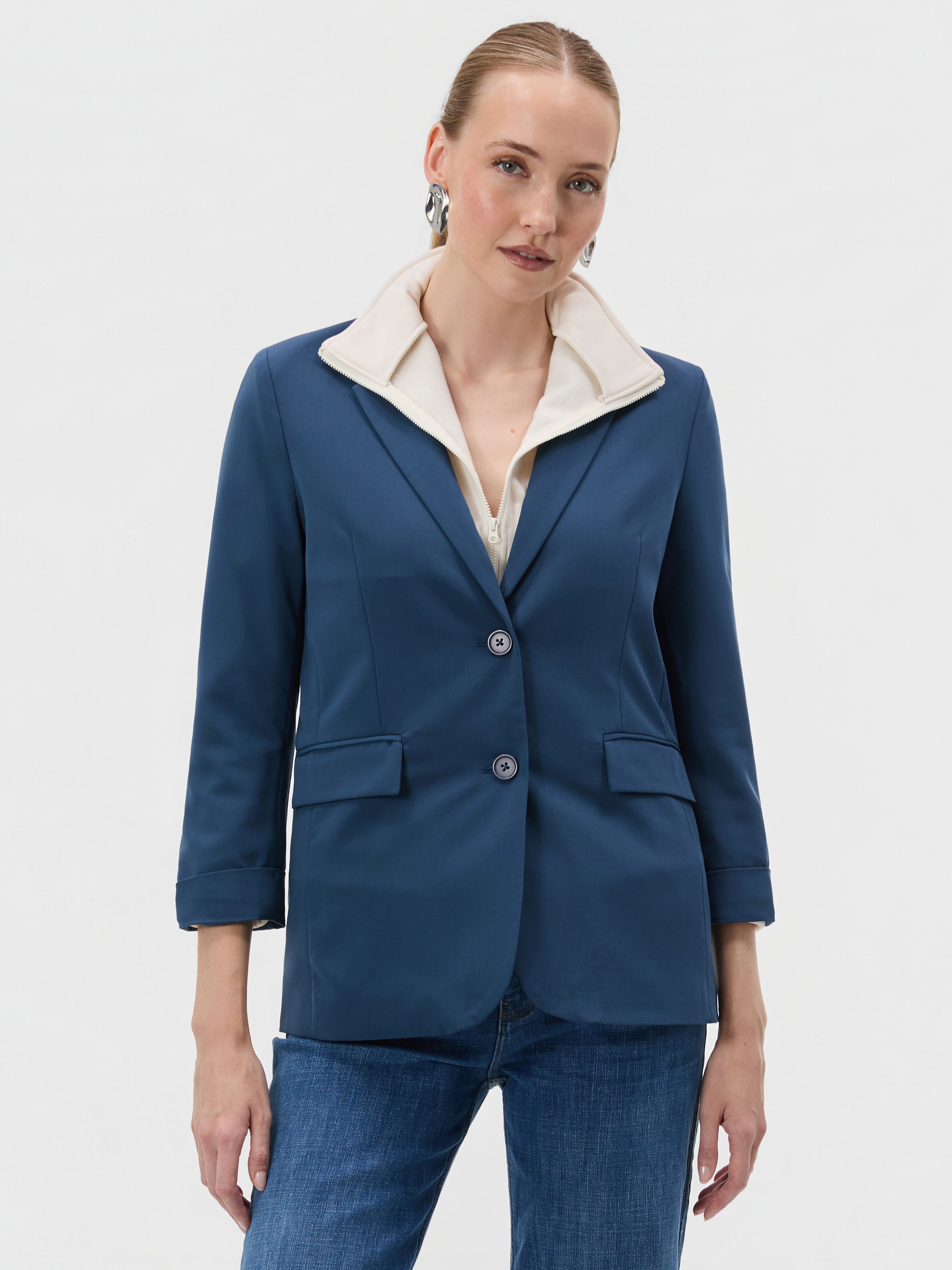 Dunkelblauer Damenblazer ORSAY - 002