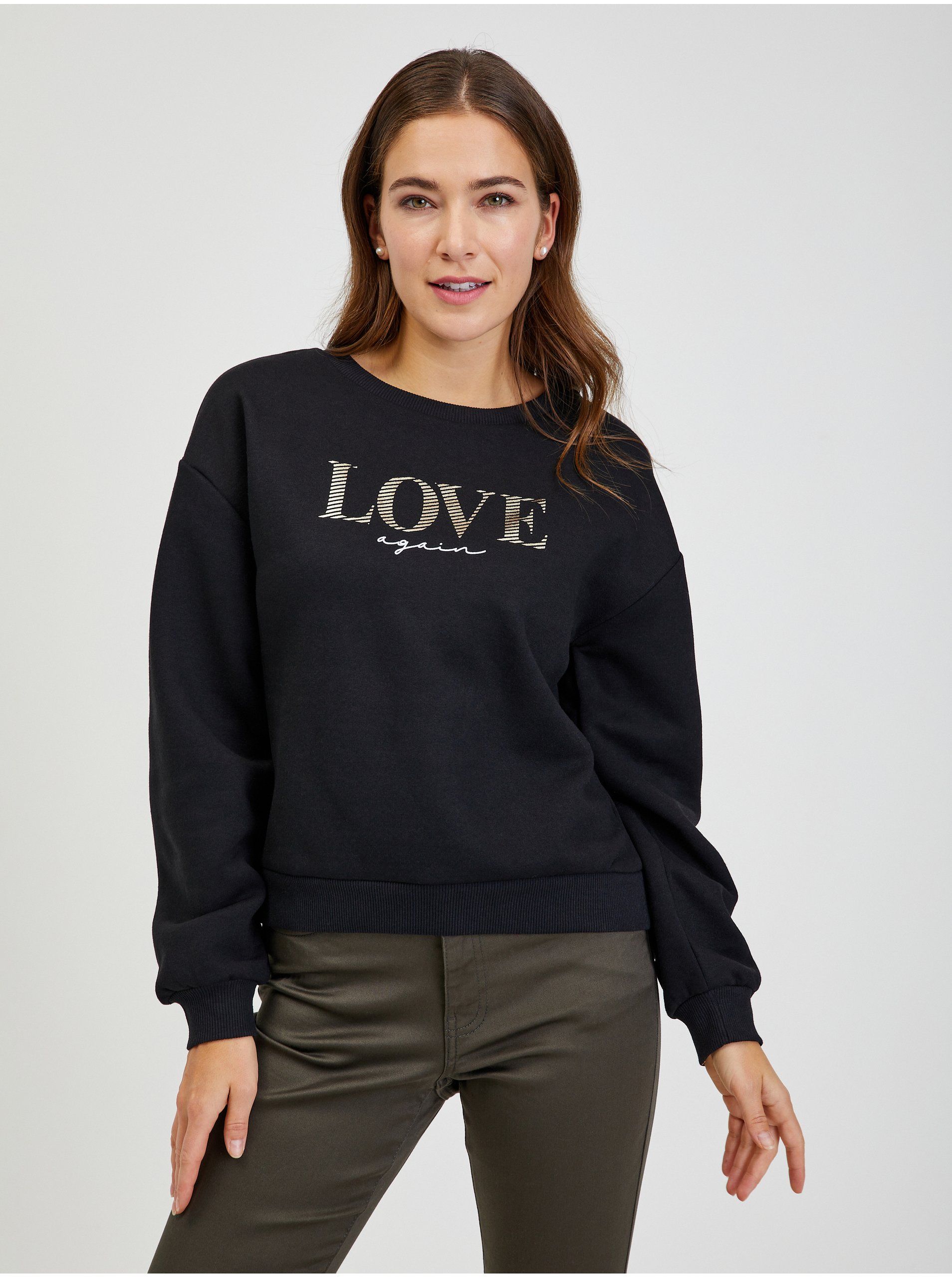 WINKEEY Damen Sweatshirt Oversized - Bequem Langarm Mit Seitenschlitzen, Herbst Mode