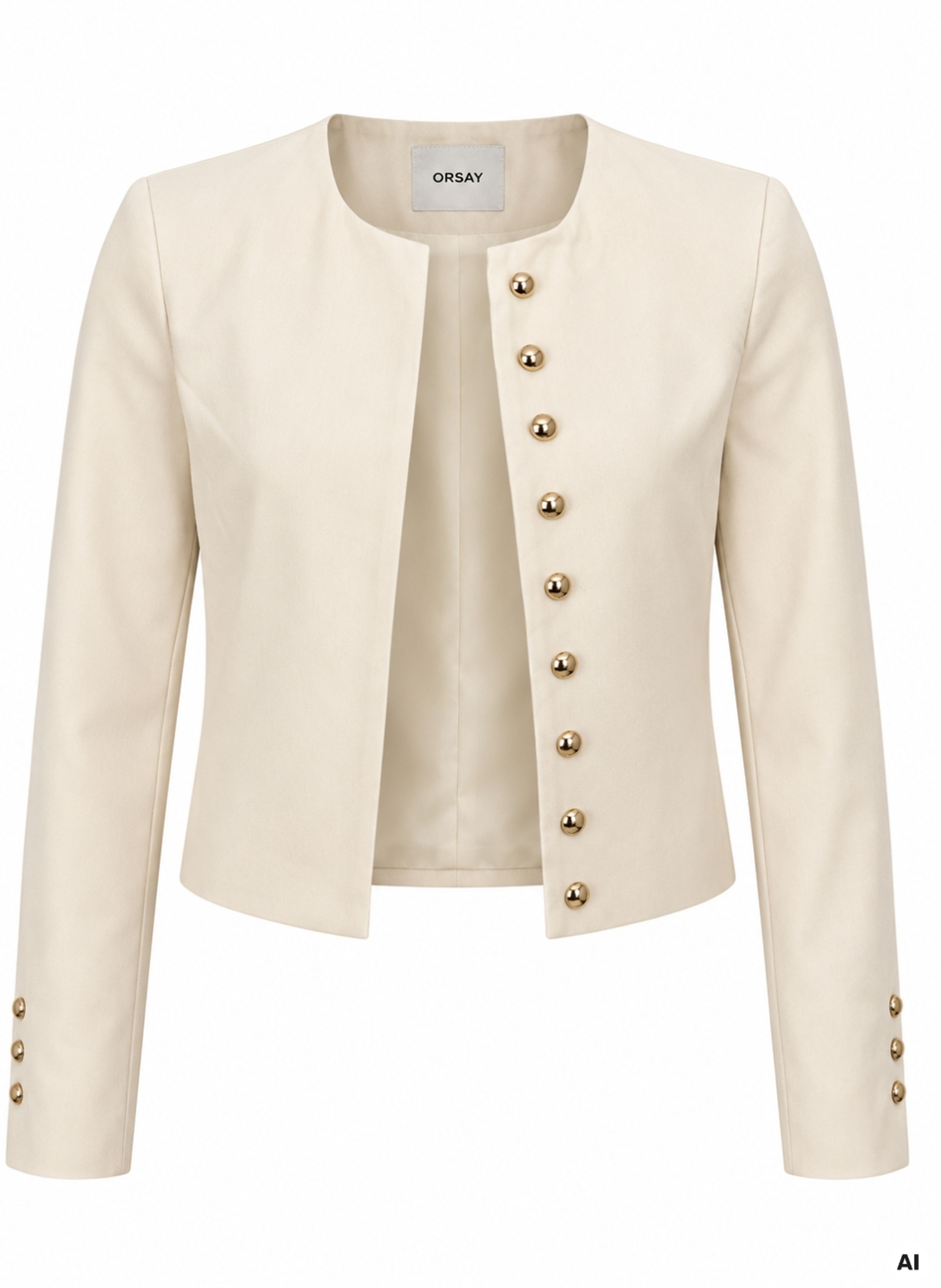 Cremefarbener Damen-Blazer ORSAY - 006