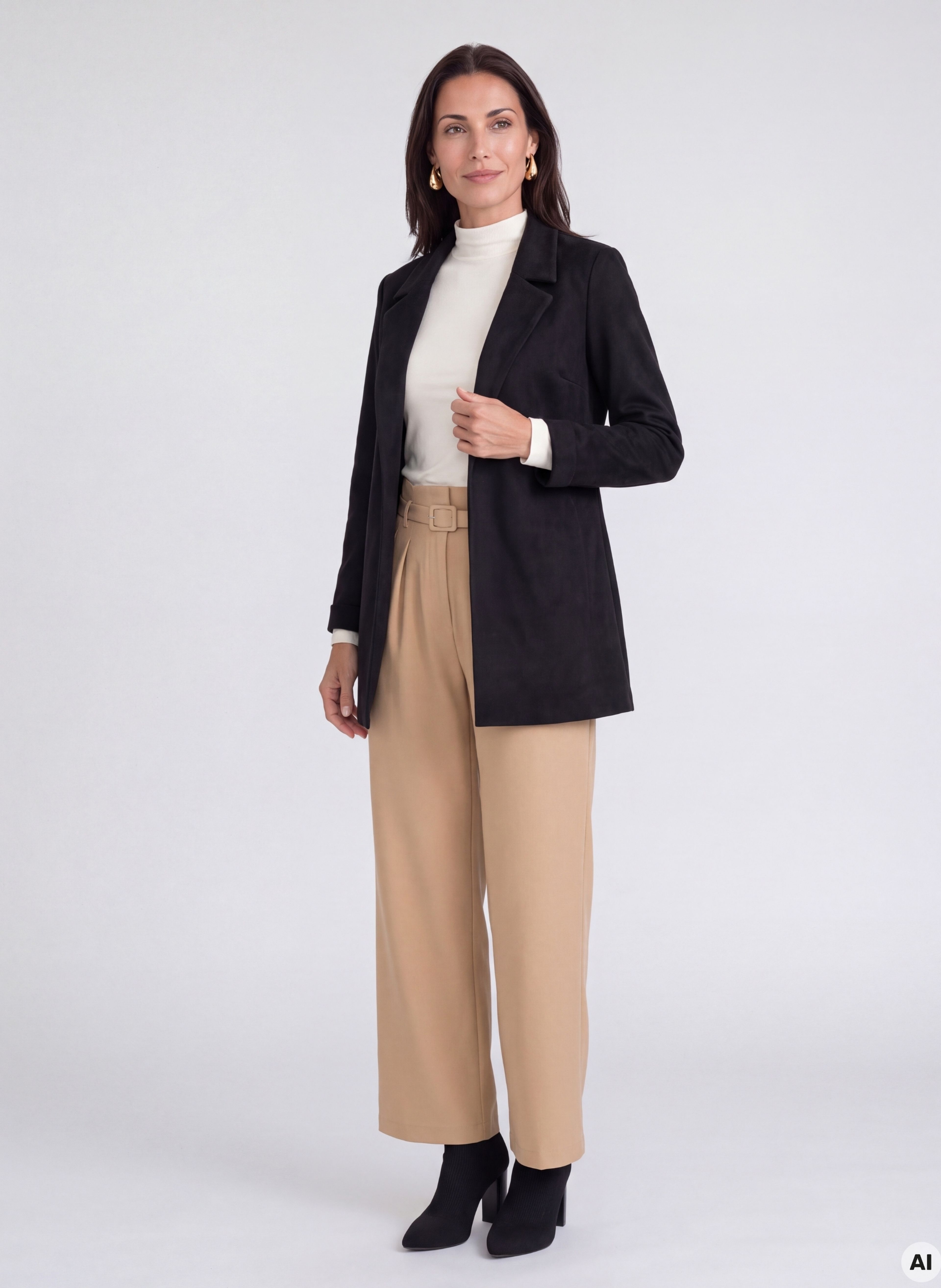 Palton pentru femei negru ORSAY - 004