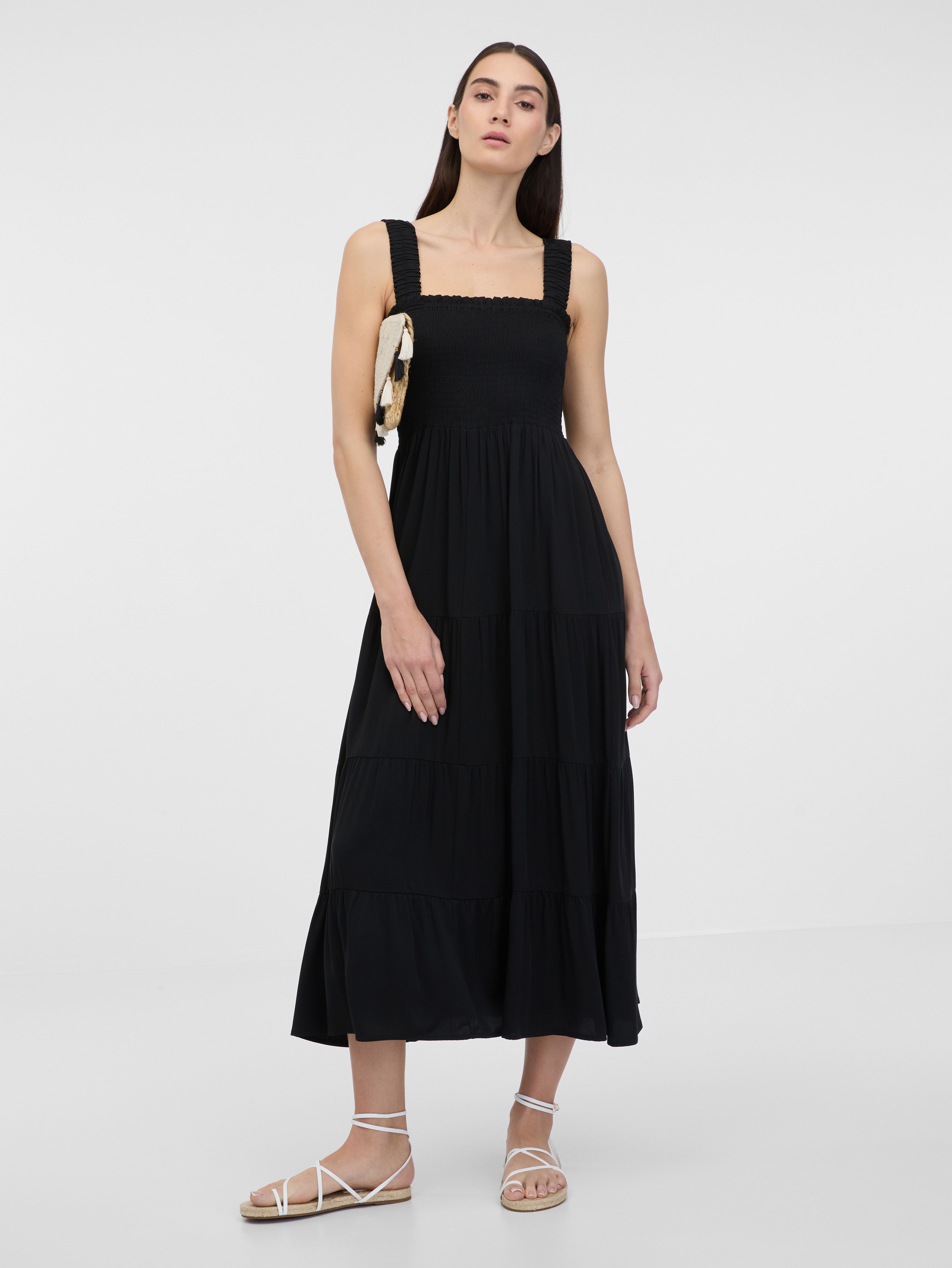 Rochie maxi dama neagra ORSAY