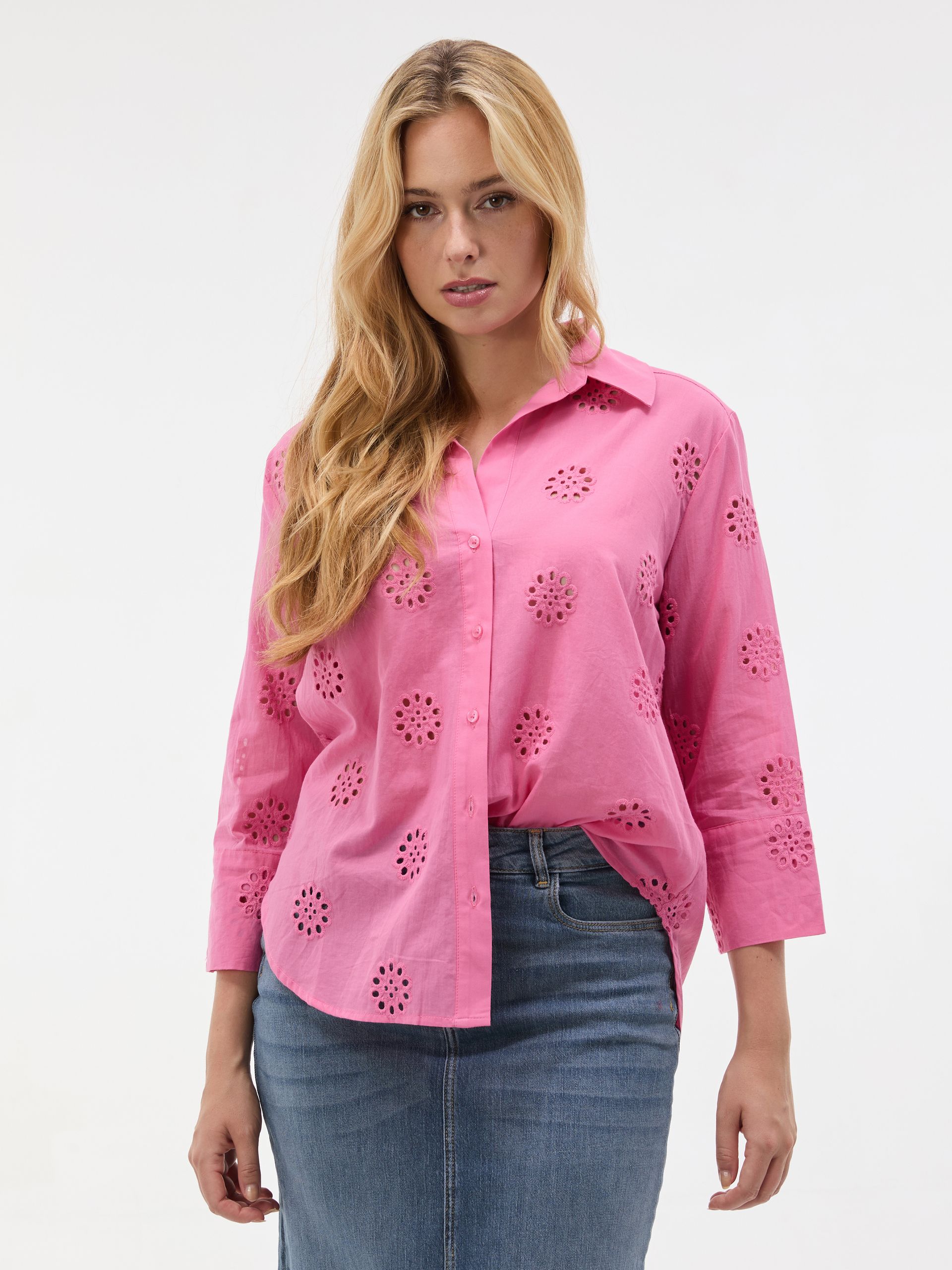 Rosa Damenbluse ORSAY - 001