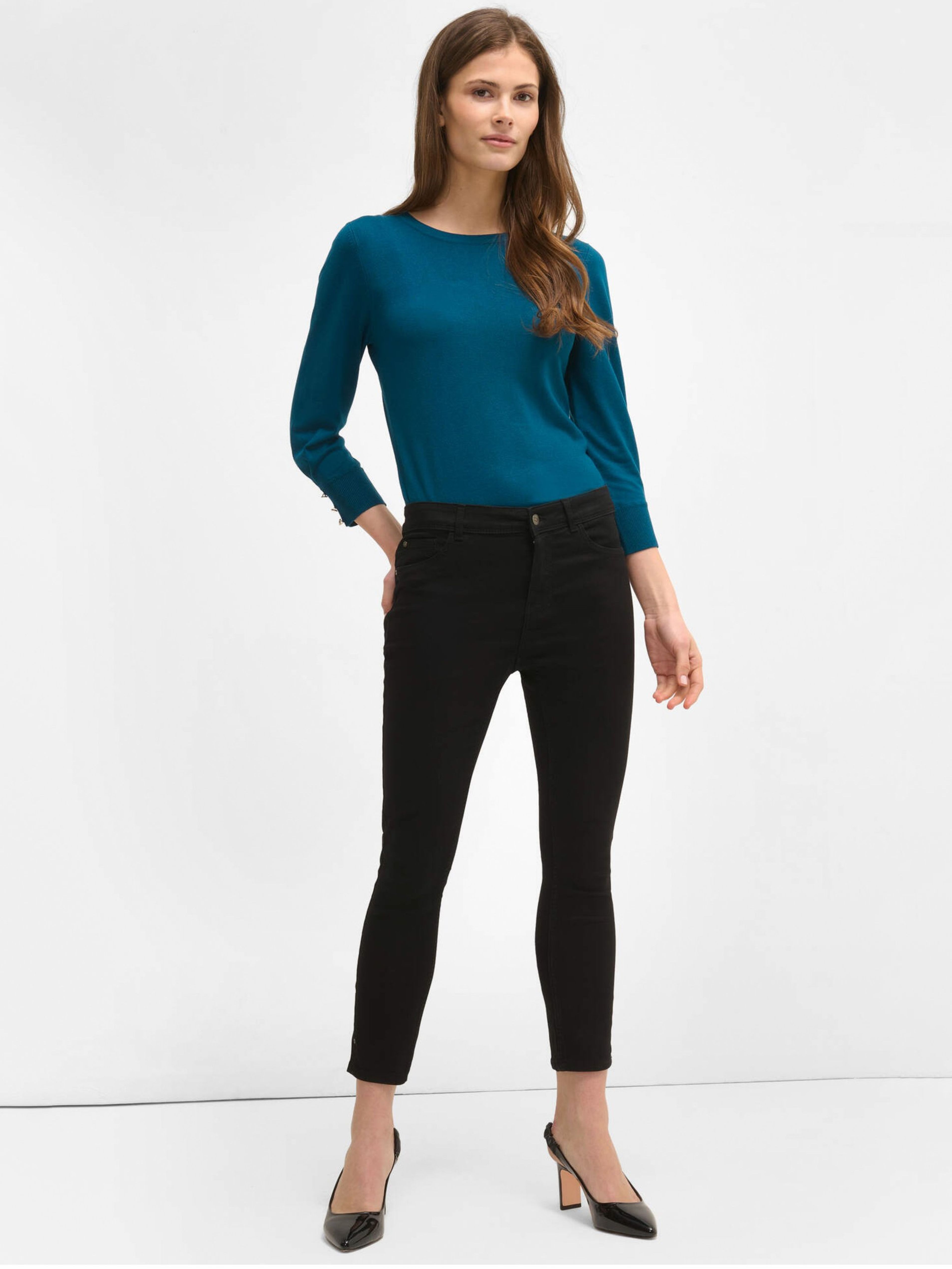 Blugi negri skinny fit ORSAY