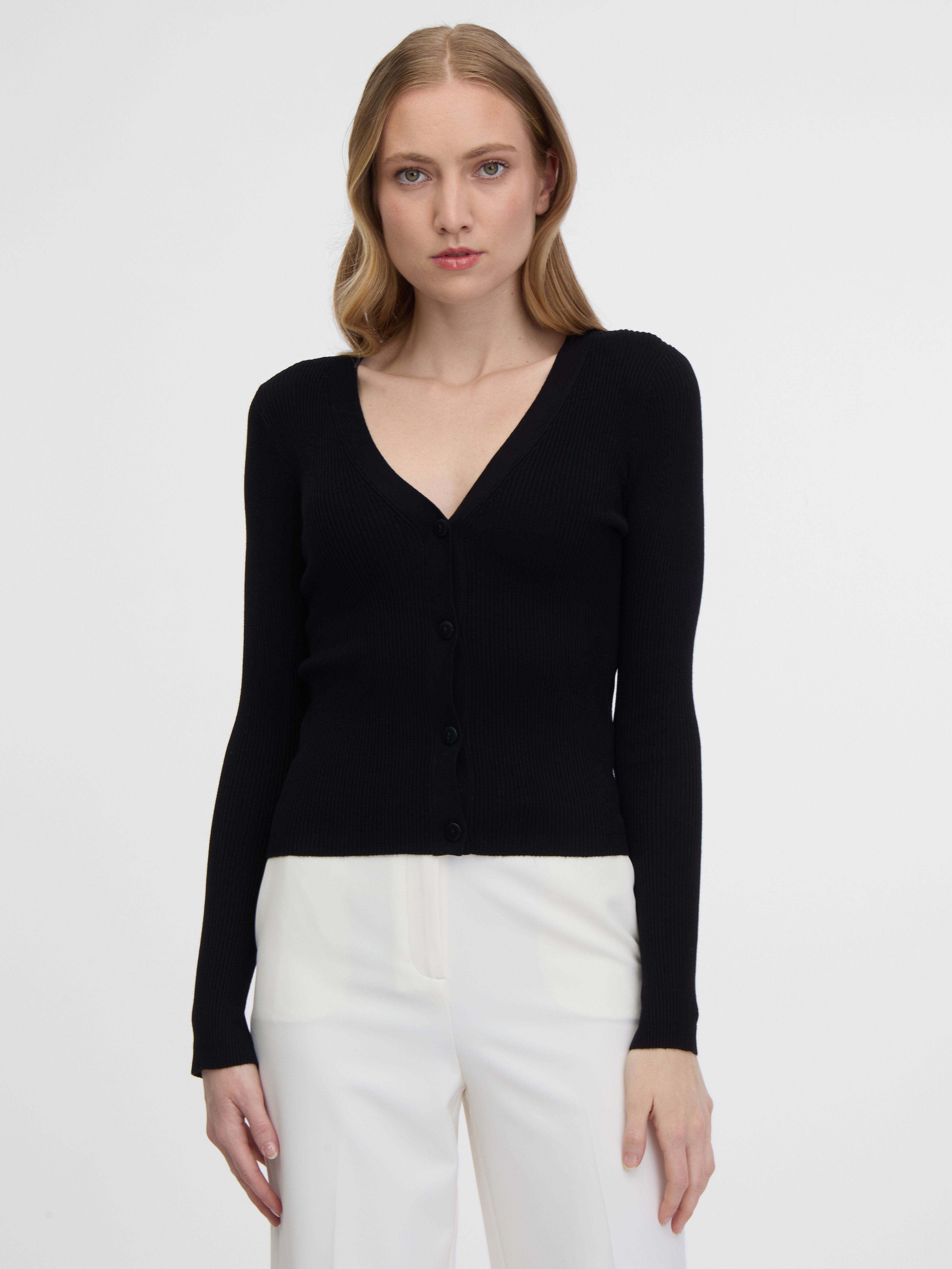 Cardigan negru de damă ORSAY