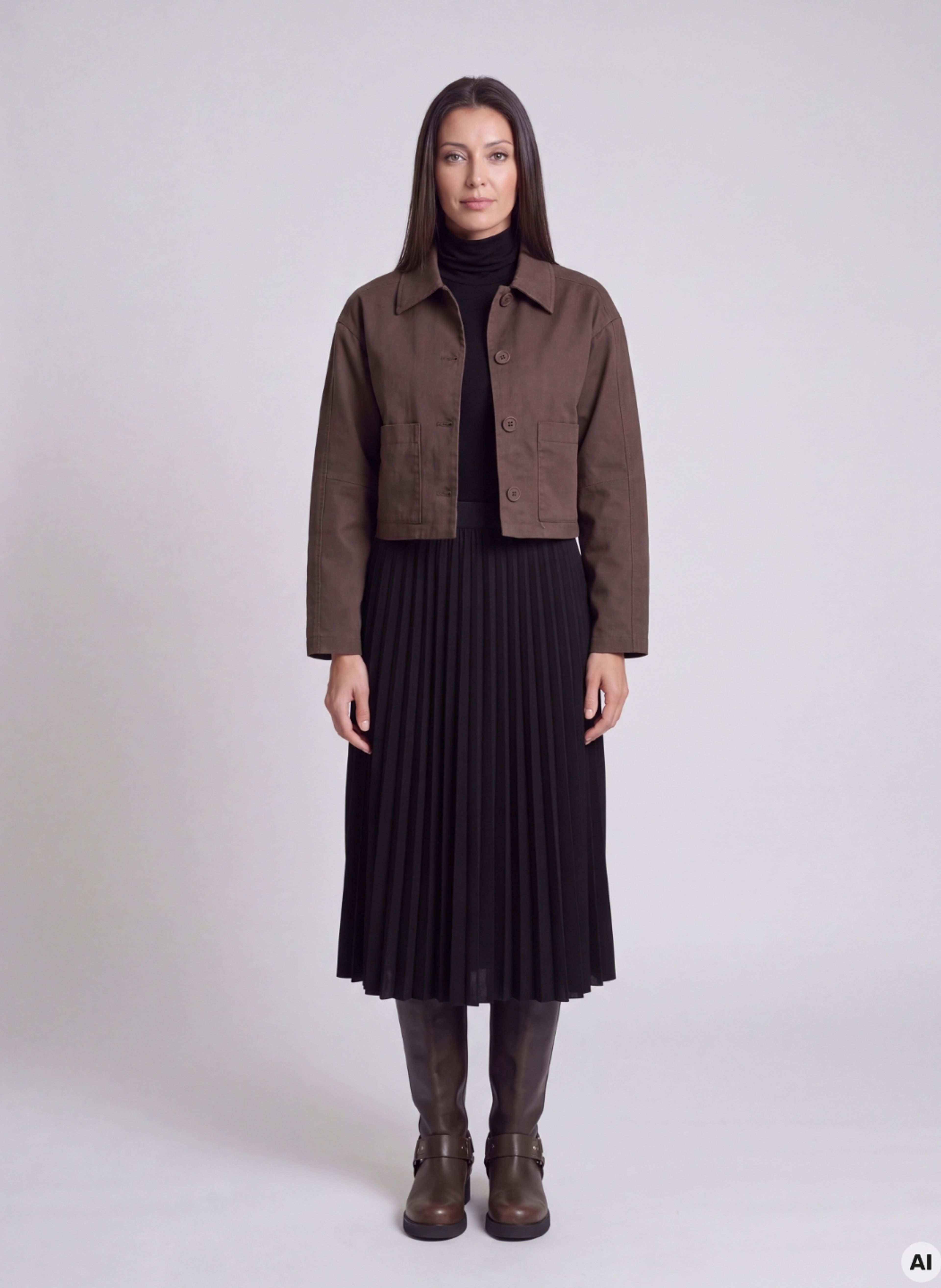 Braune leichte Damenjacke ORSAY - 002