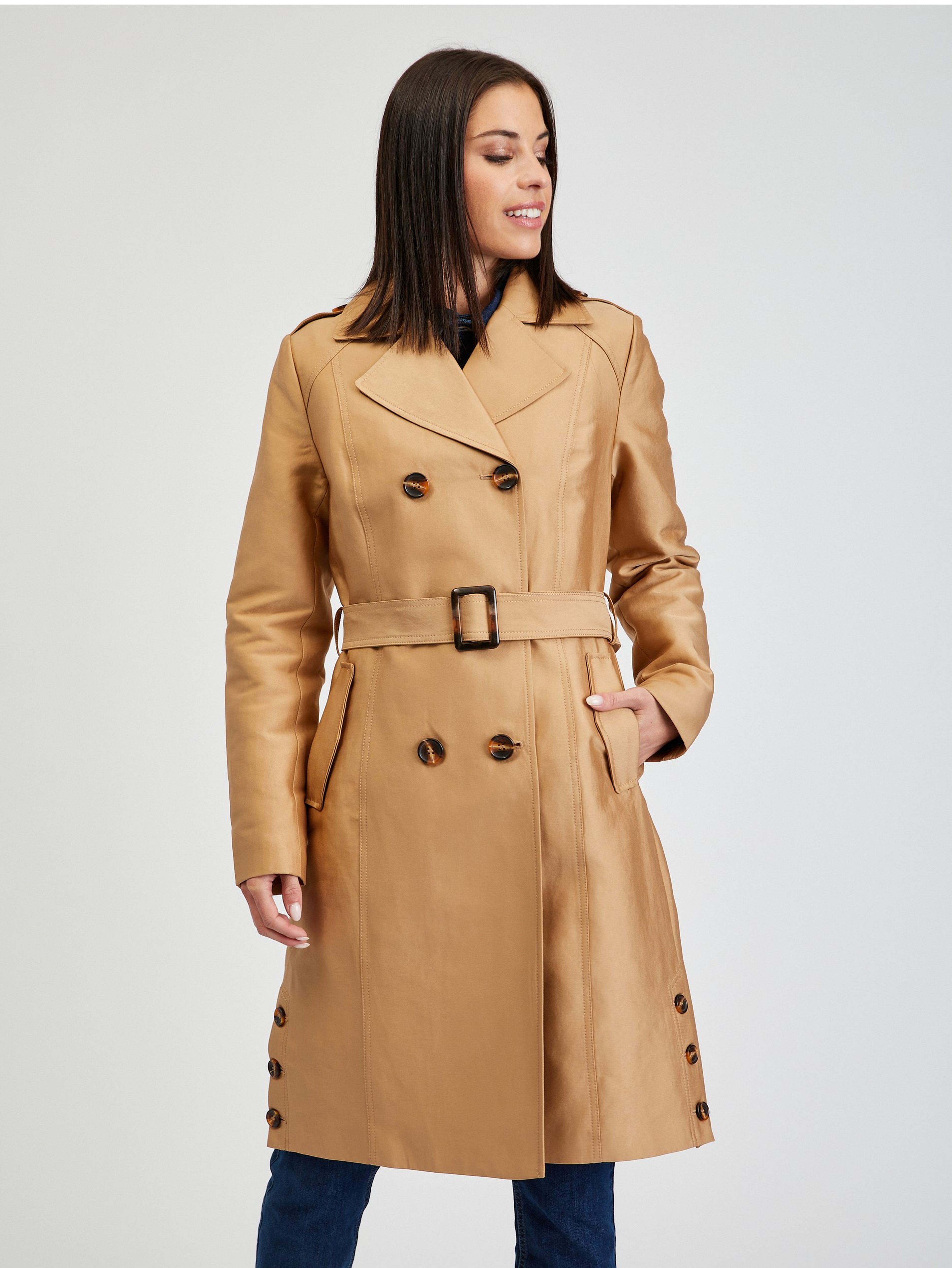 Hellbrauner Damen-Trenchcoat ORSAY