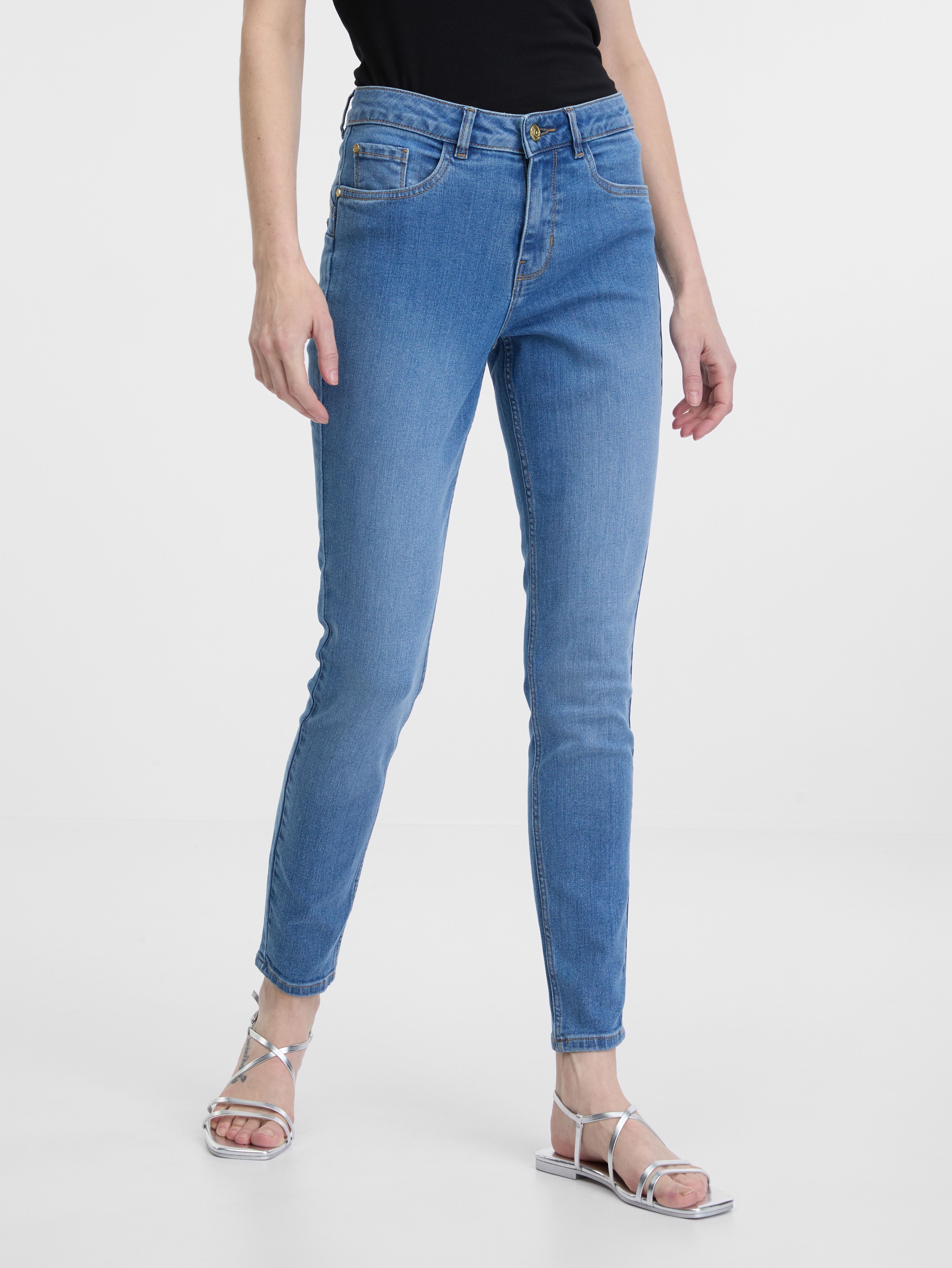 Blugi skinny albastru deschis pentru femei ORSAY