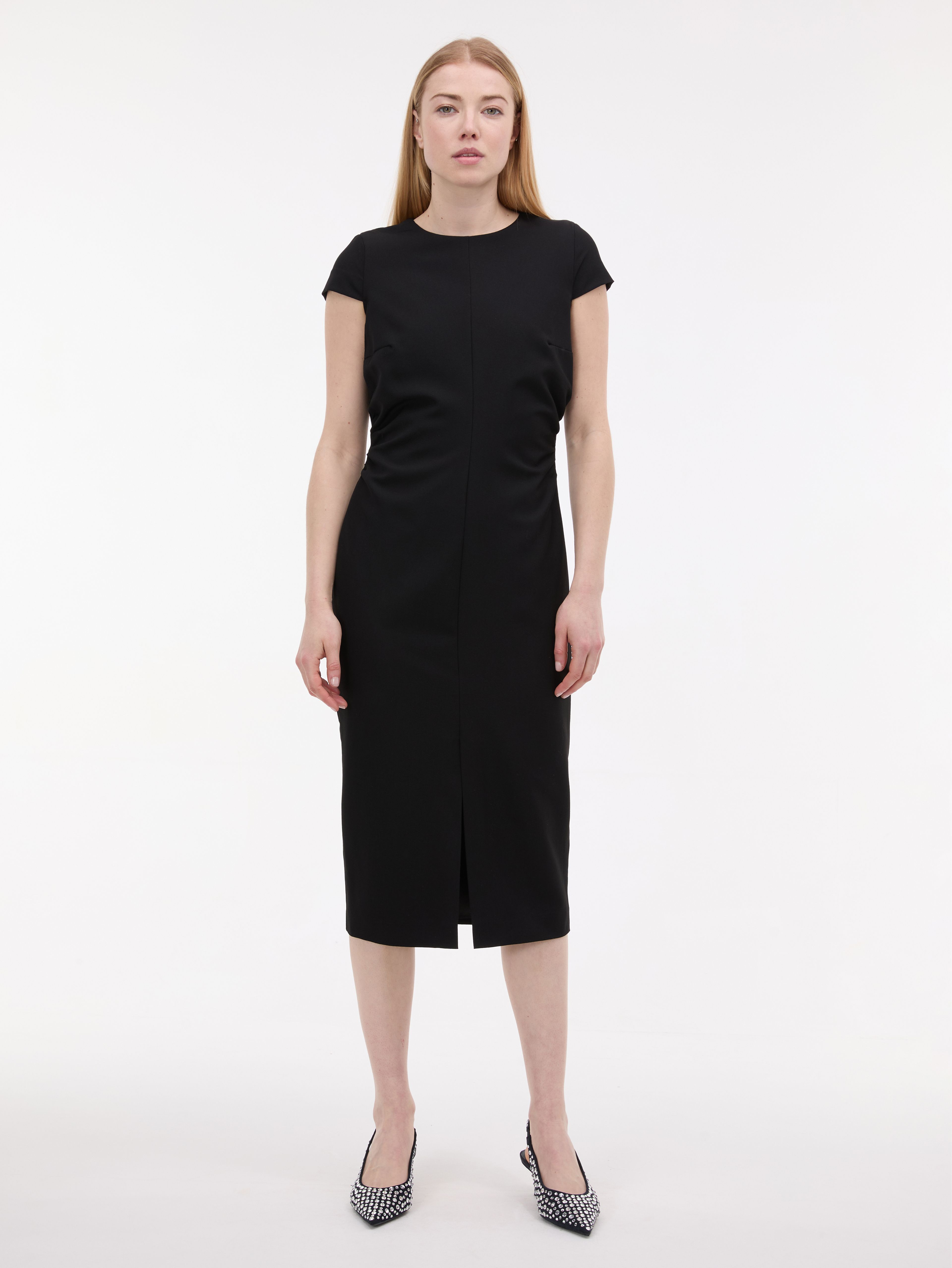 Czarna damska sukienka ołówkowa ORSAY