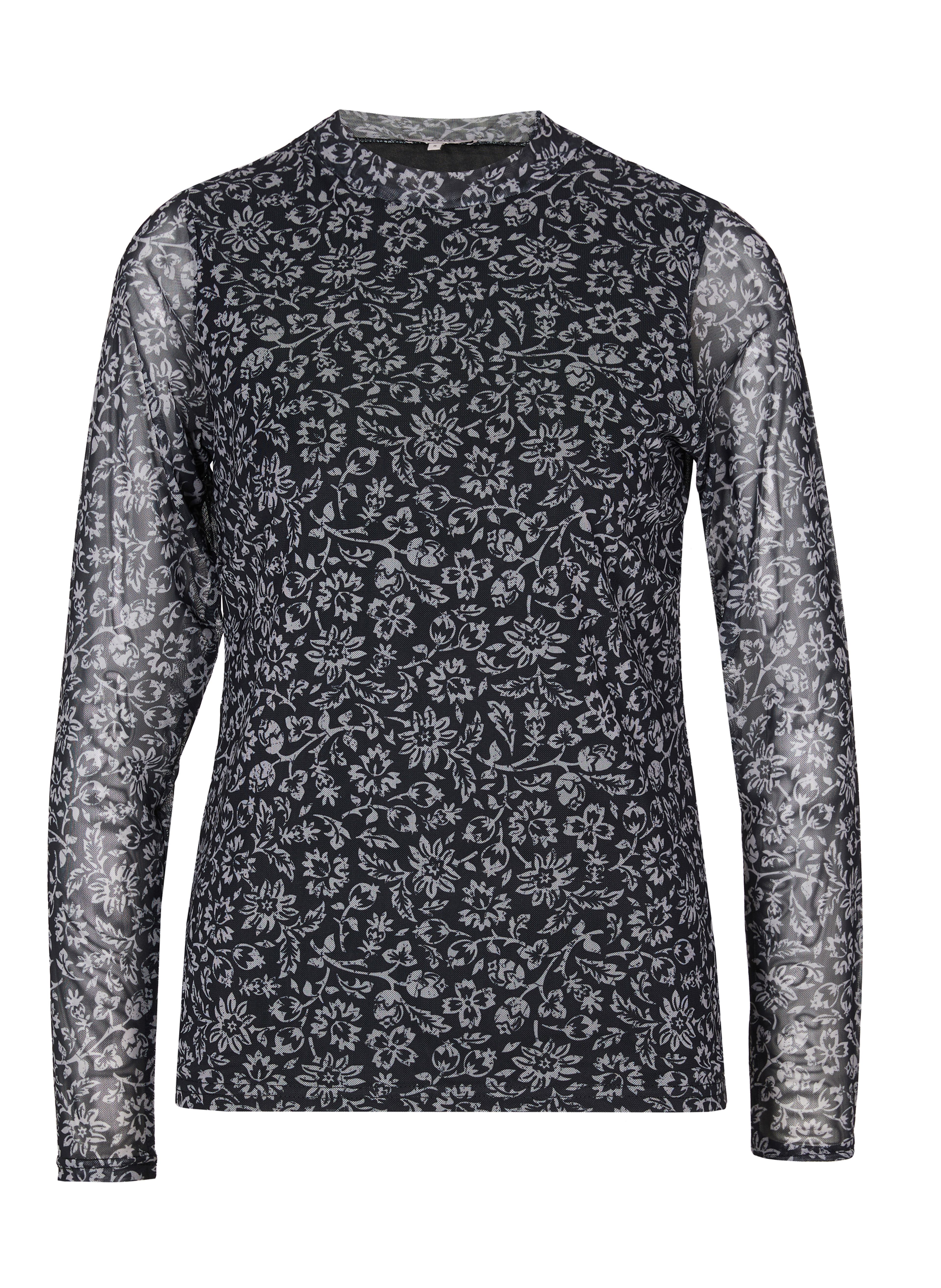 ORSAY fekete mintás női top - 006
