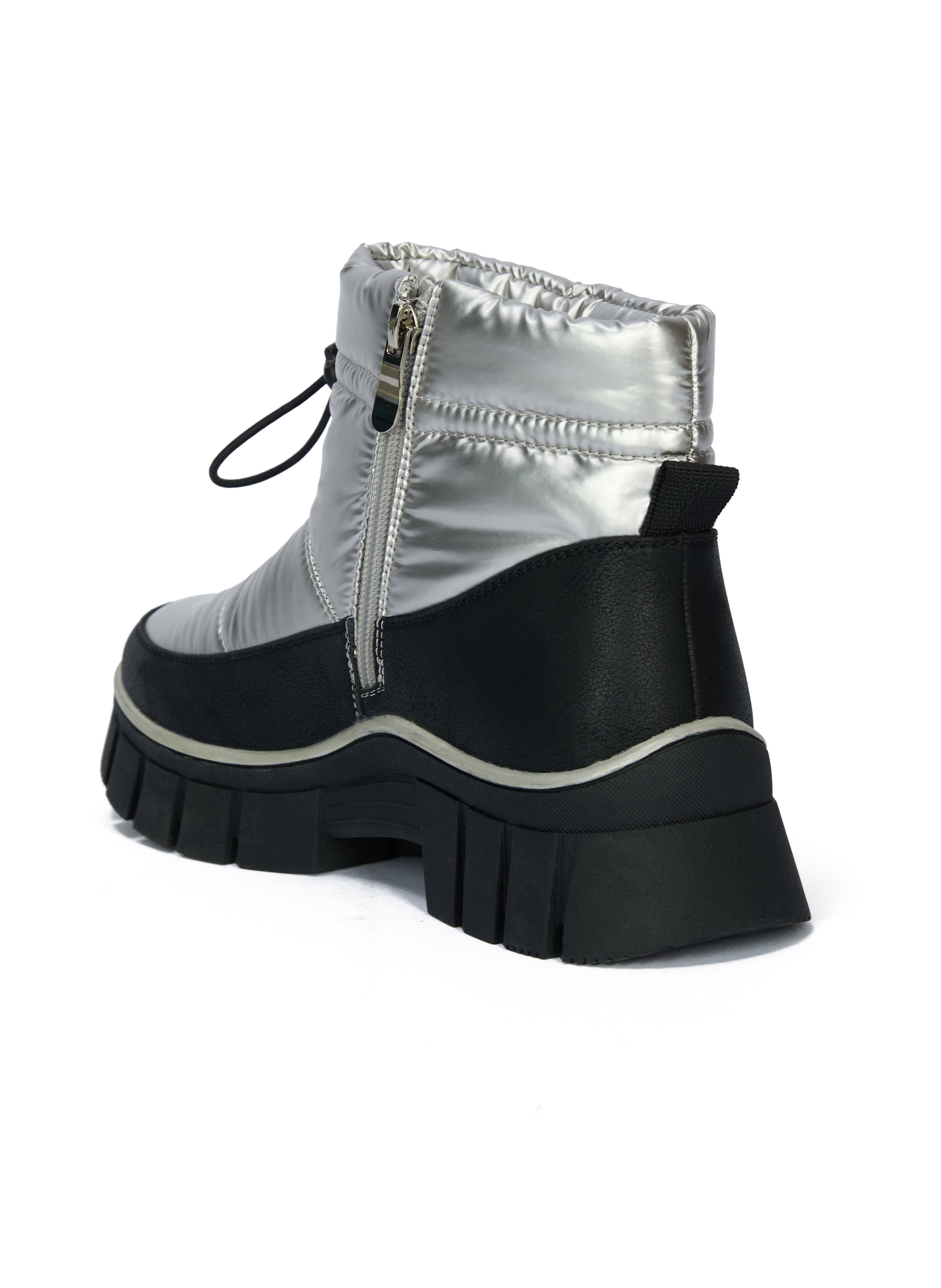 Silberne Damen-Winterschuhe ORSAY MOONIE - 005