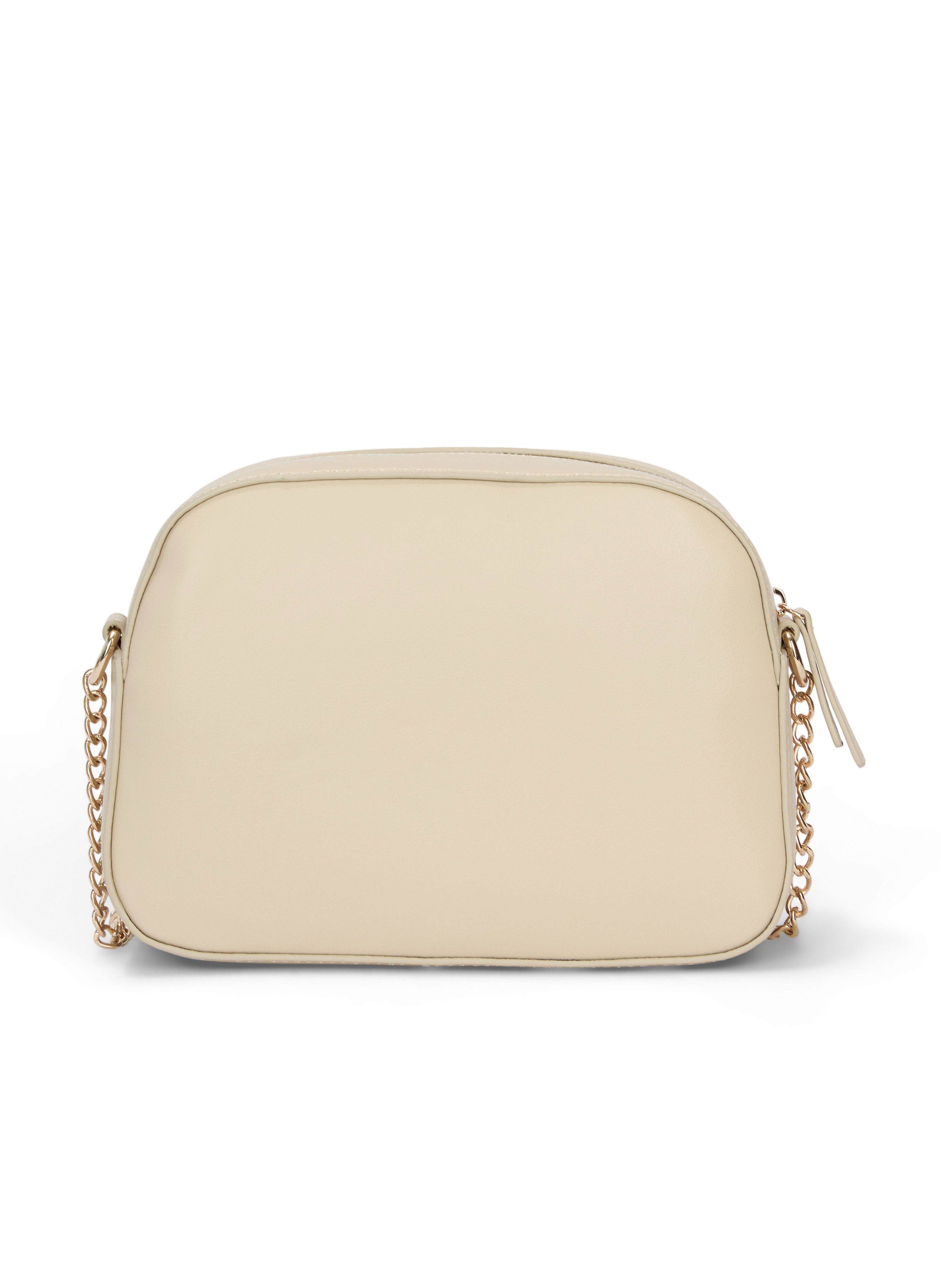 Cremefarbene Damen-Crossbody-Tasche mit Schleife ORSAY EVREN - 002