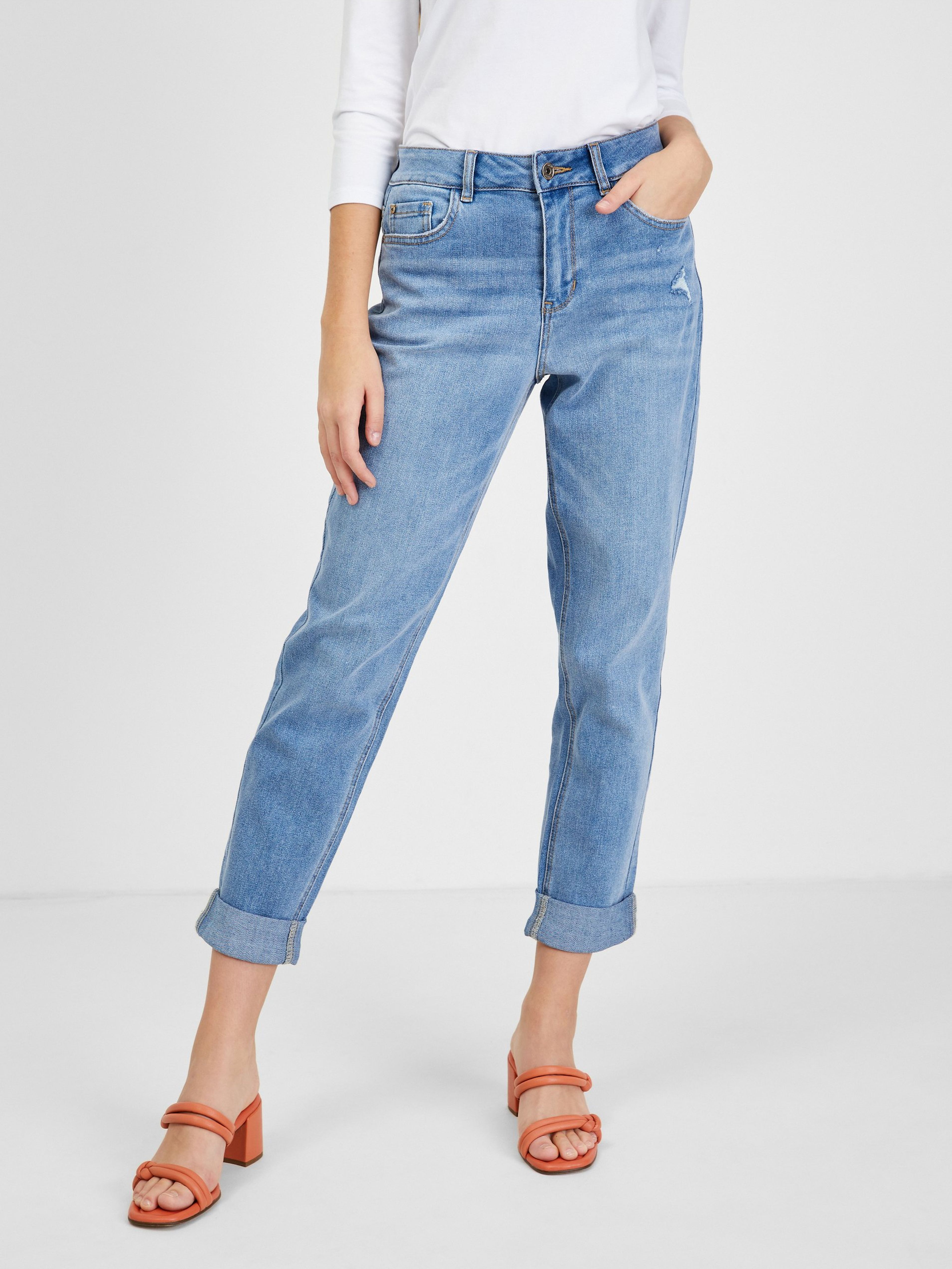 Hellblaue Boyfriend-Jeans für Damen ORSAY