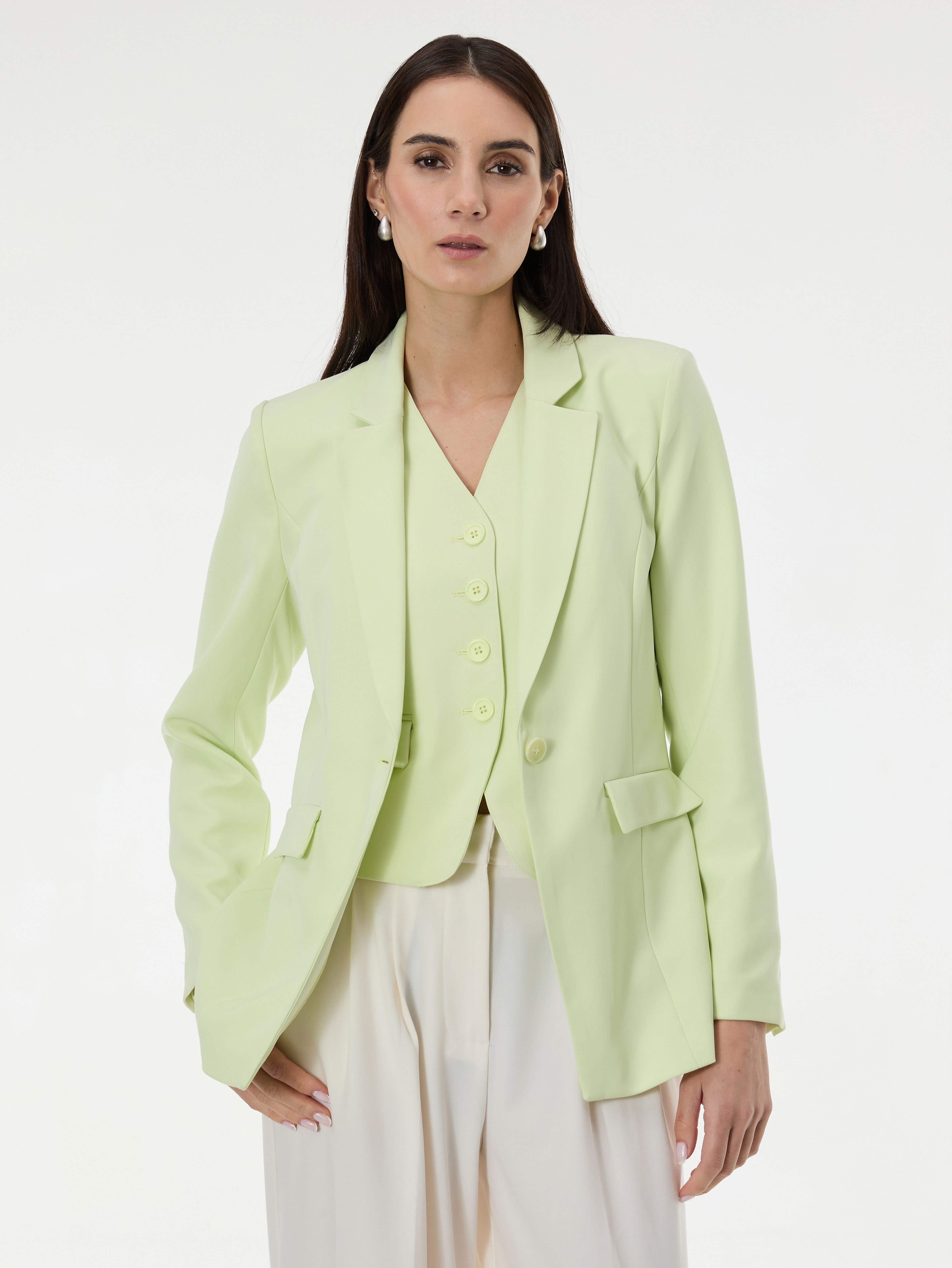 Světle zelené dámské sako ORSAY